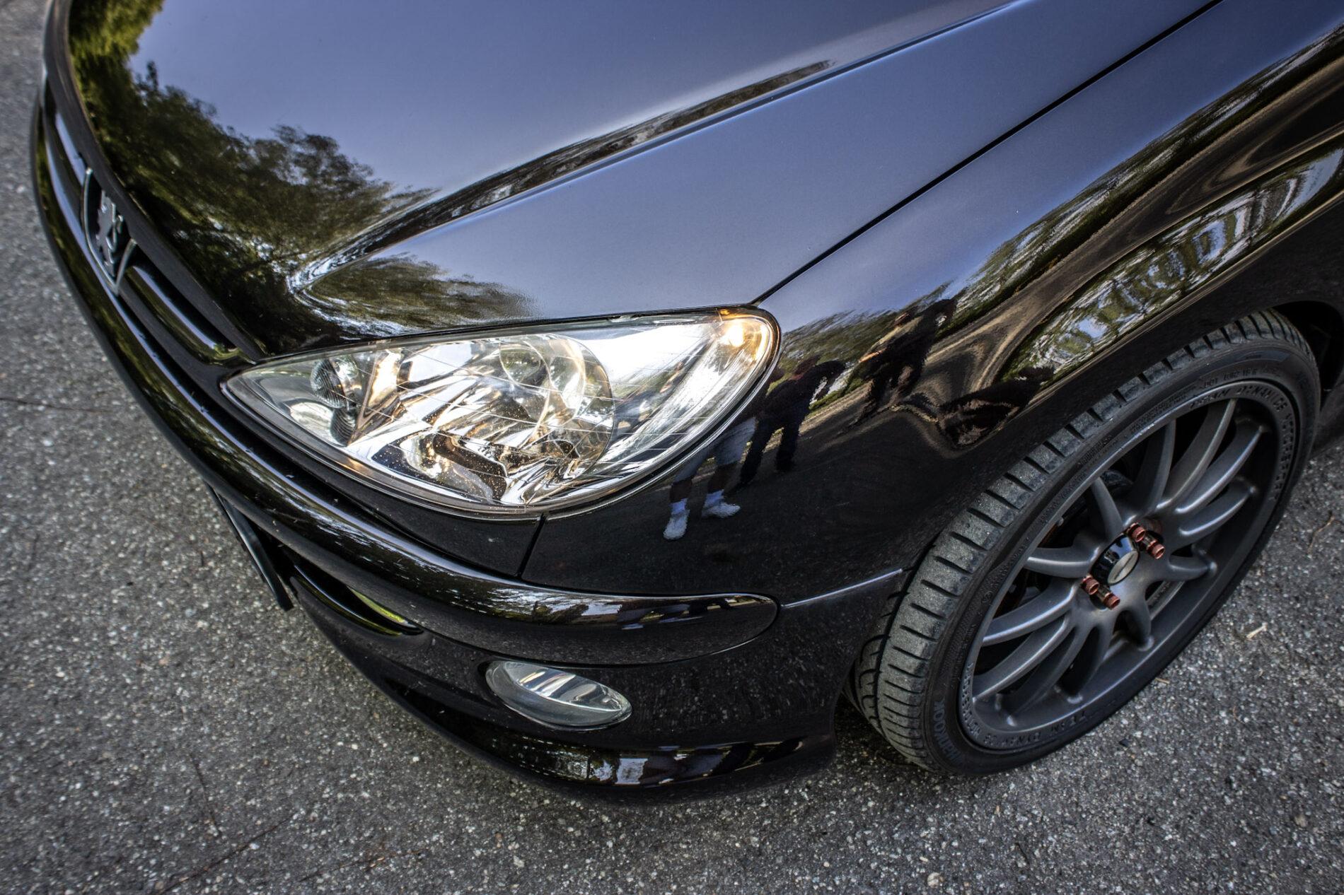 2003 Peugeot 206 RC, čierna hatchback, 58 219 km