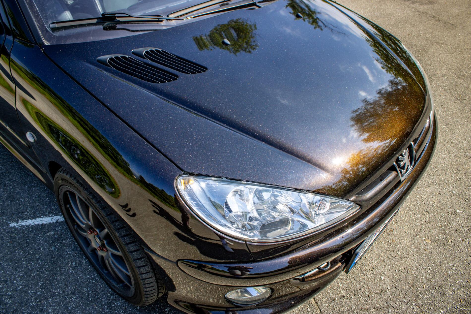 2003 Peugeot 206 RC, čierna hatchback, 58 219 km