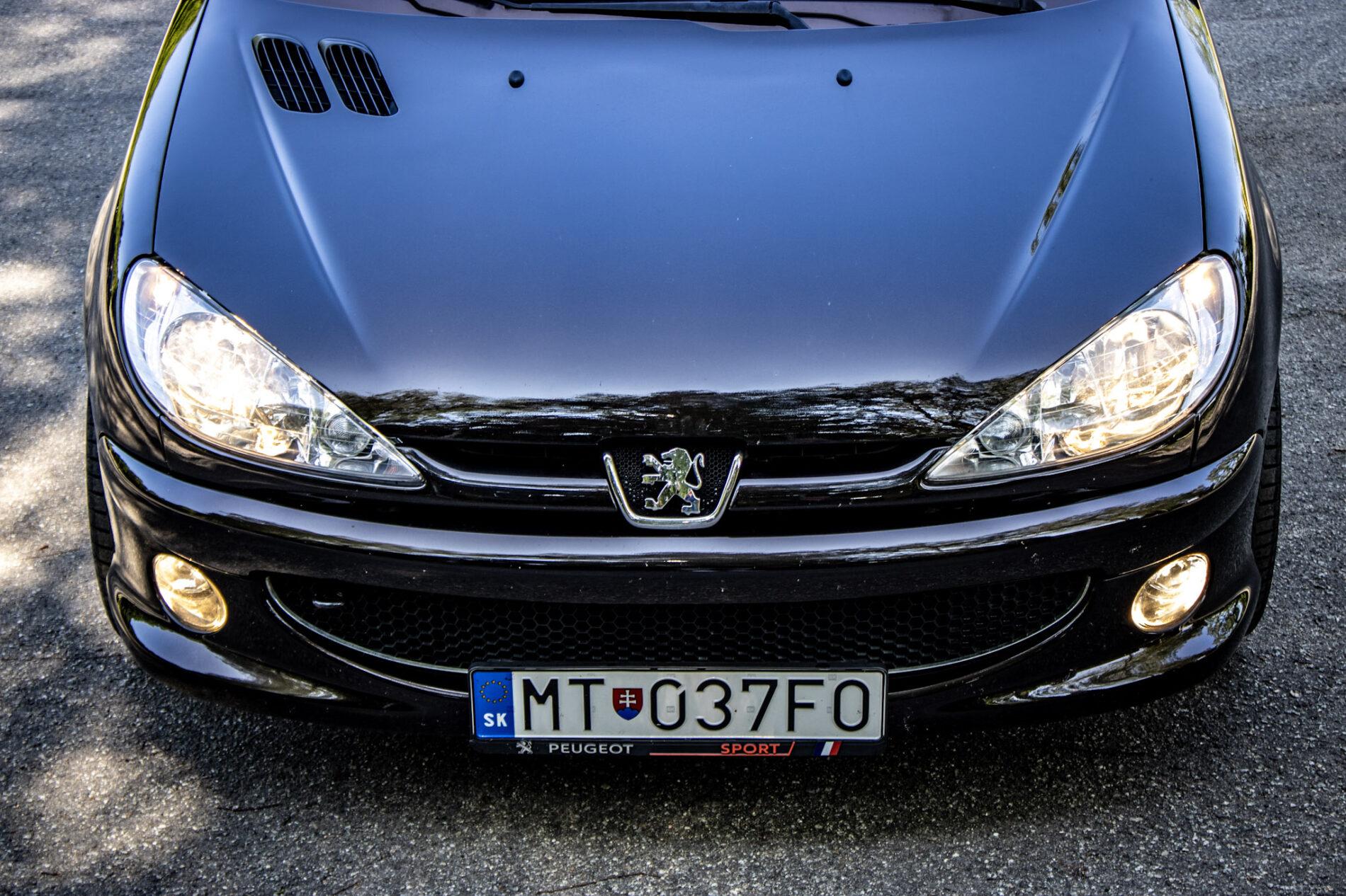 2003 Peugeot 206 RC, čierna hatchback, 58 219 km