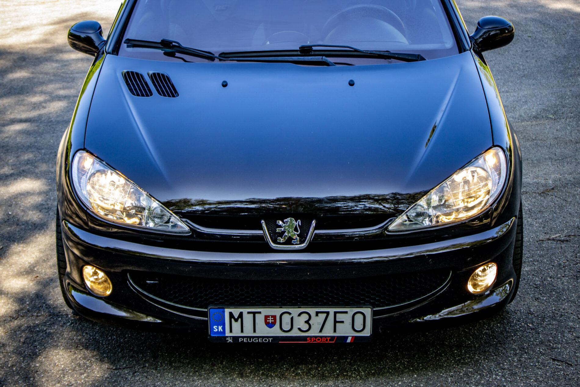 2003 Peugeot 206 RC, čierna hatchback, 58 219 km