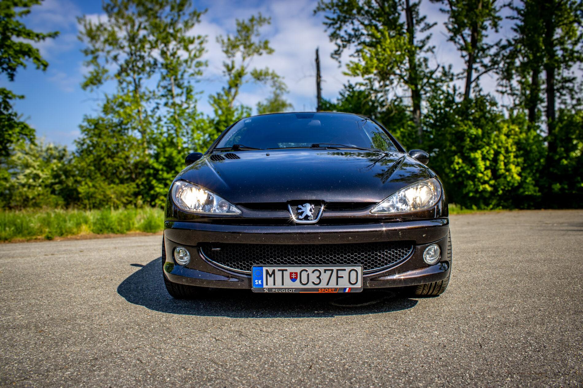 2003 Peugeot 206 RC, čierna hatchback, 58 219 km
