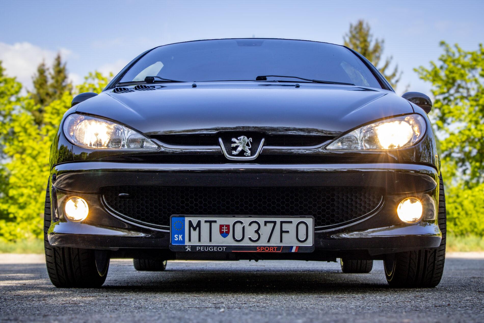 2003 Peugeot 206 RC, čierna hatchback, 58 219 km