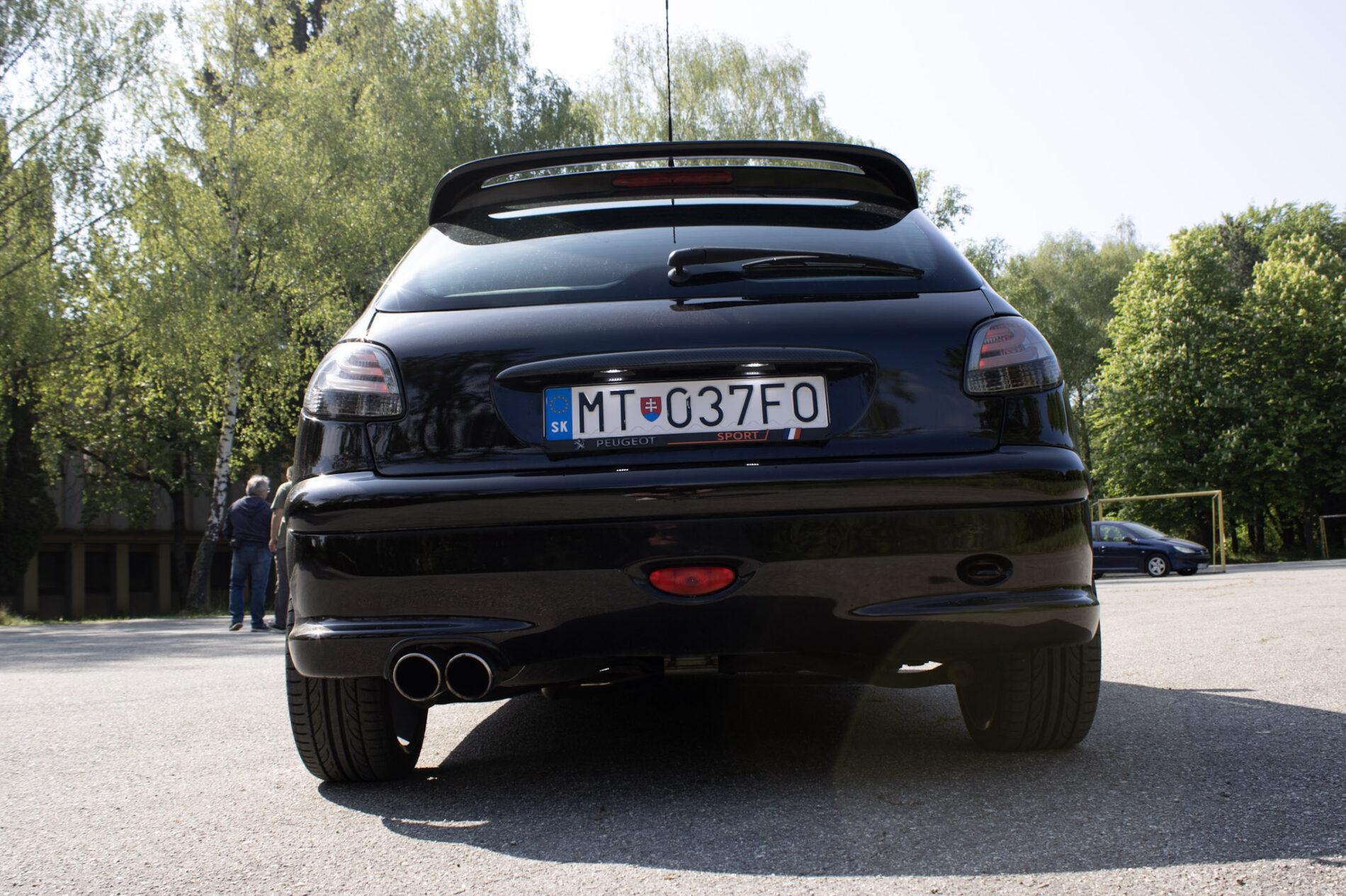 2003 Peugeot 206 RC, čierna hatchback, 58 219 km