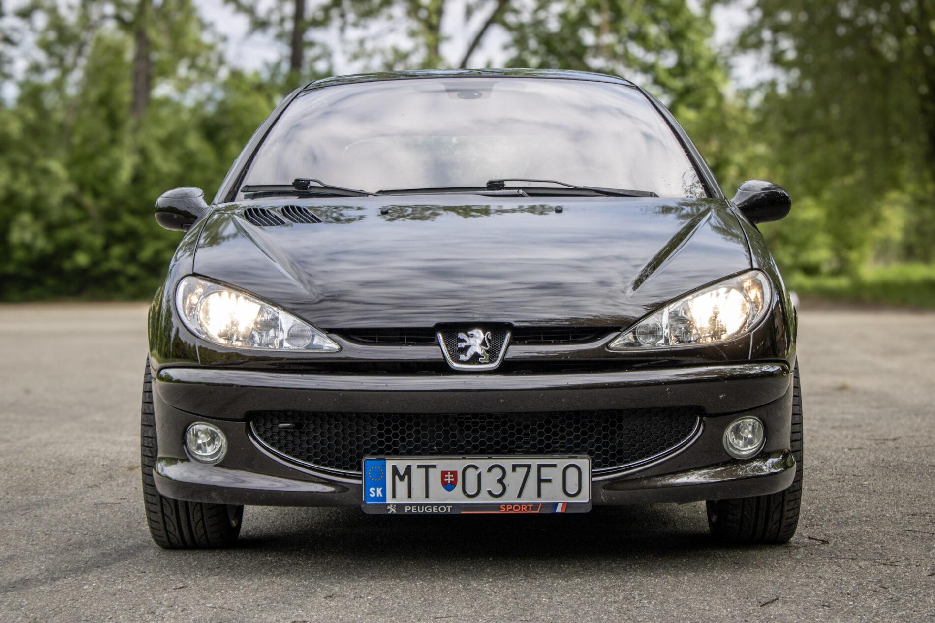 2003 Peugeot 206 RC, čierna hatchback, 58 219 km