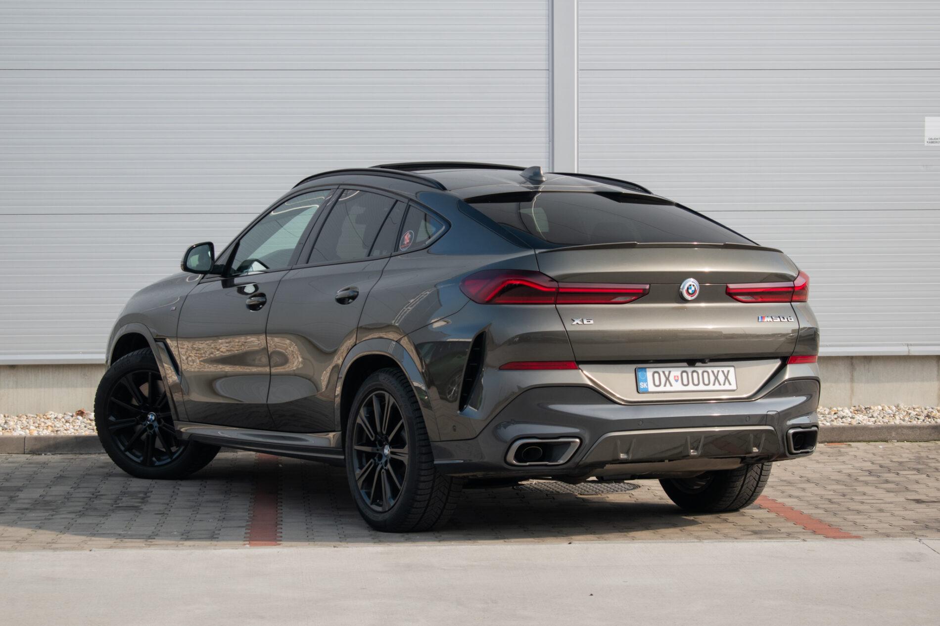 2020 BMW X6 M50d, zelená suv, 61 340 km