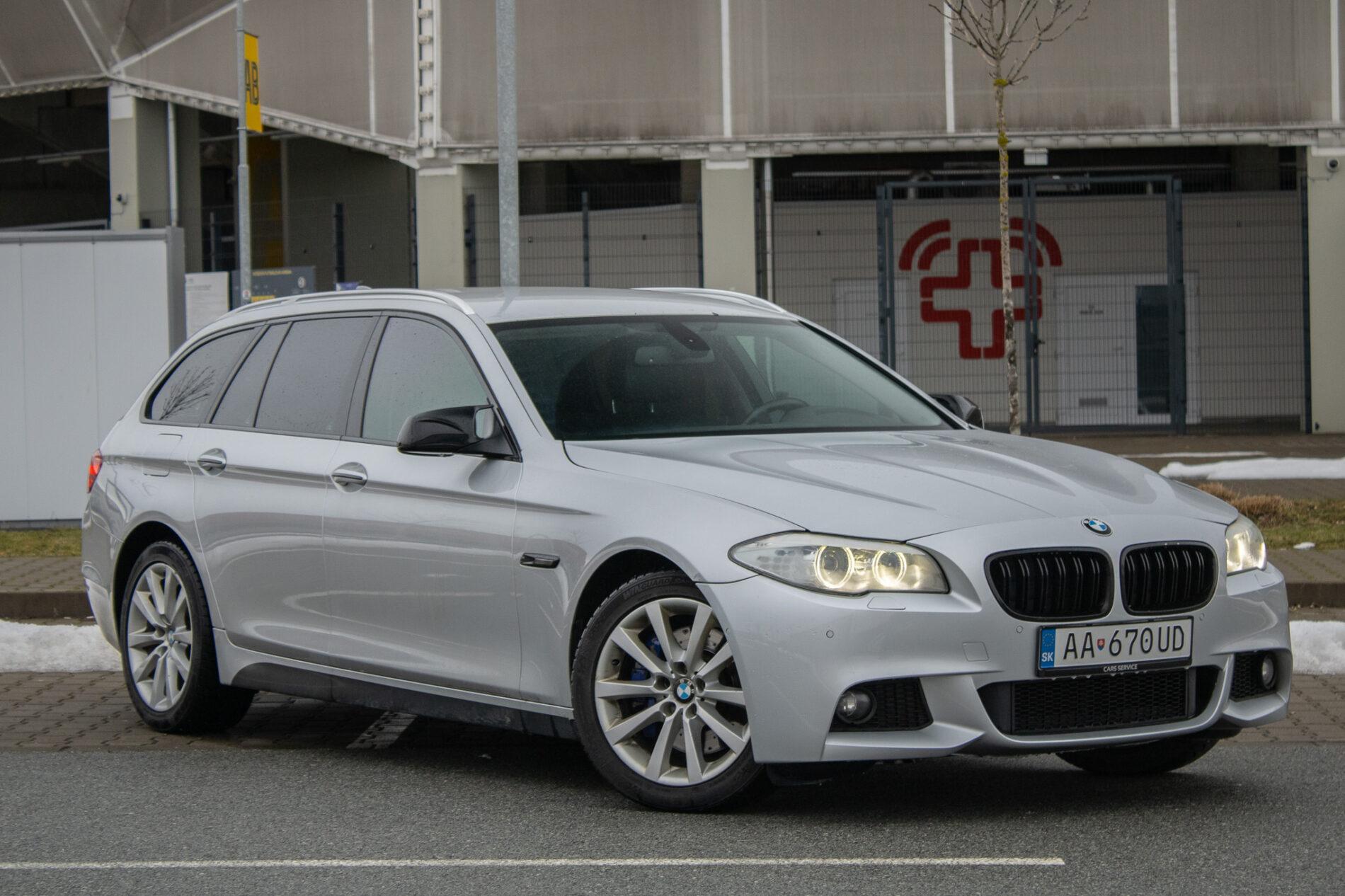 2012 BMW 530d, strieborná kombi, 269 675 km