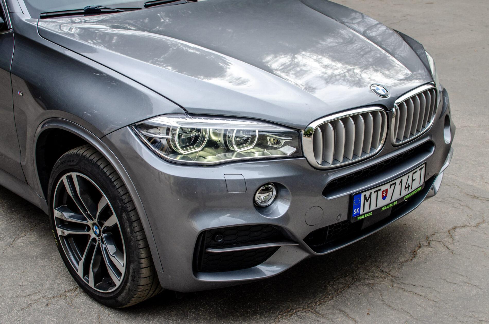 2014 BMW X5 M50d, sivá suv, 219 746 km