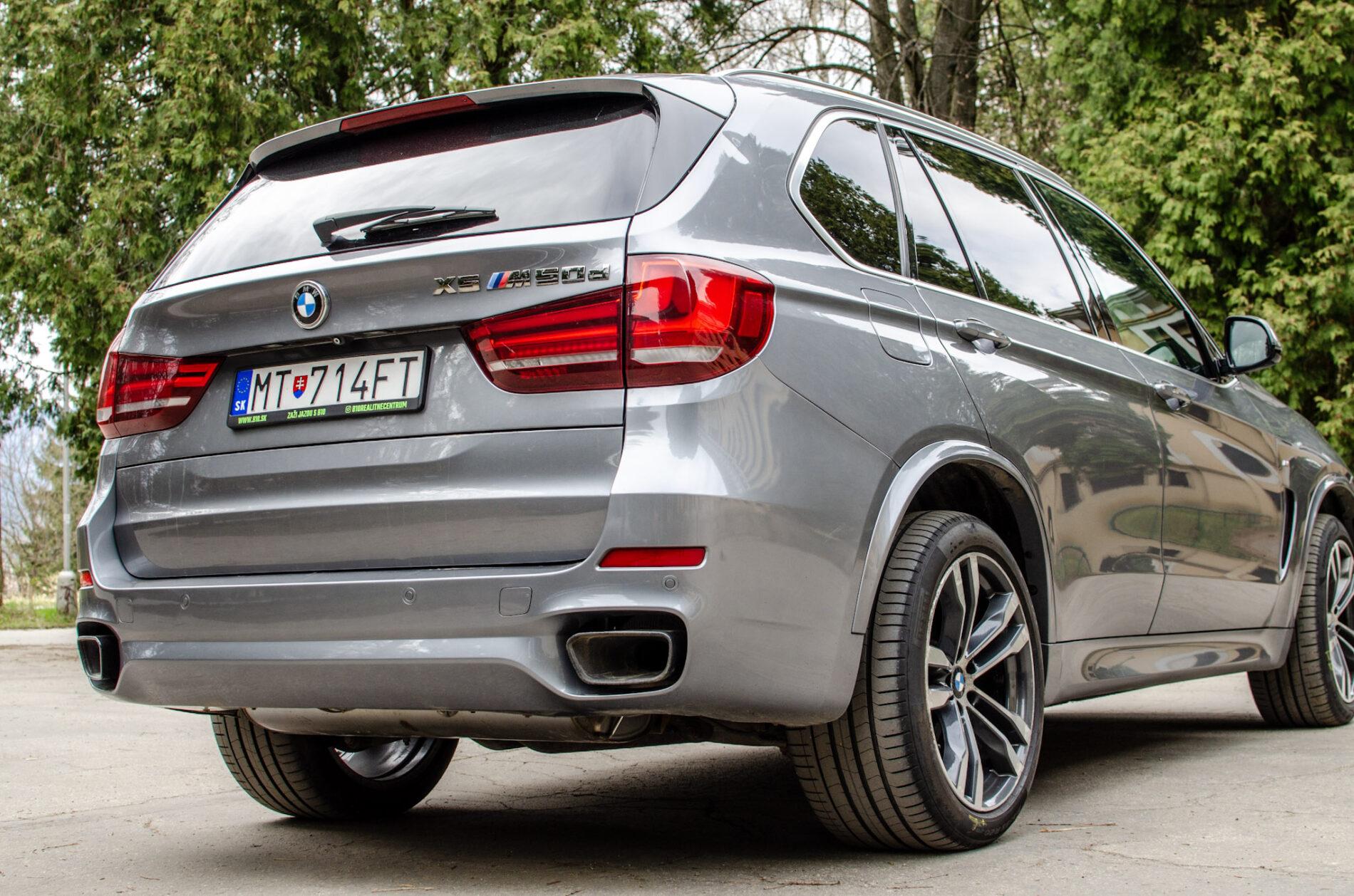 2014 BMW X5 M50d, sivá suv, 219 746 km