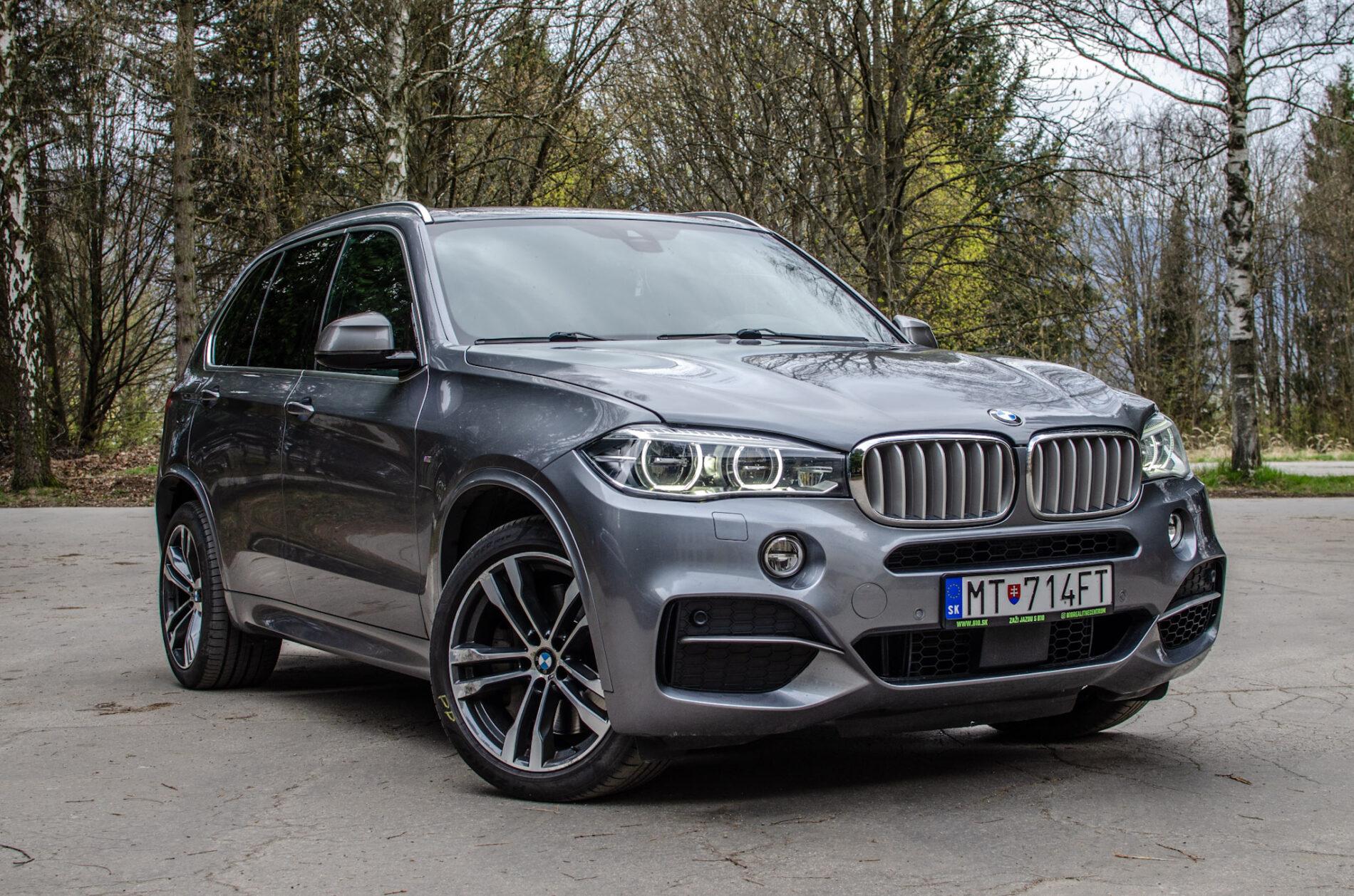 2014 BMW X5 M50d, sivá suv, 219 746 km