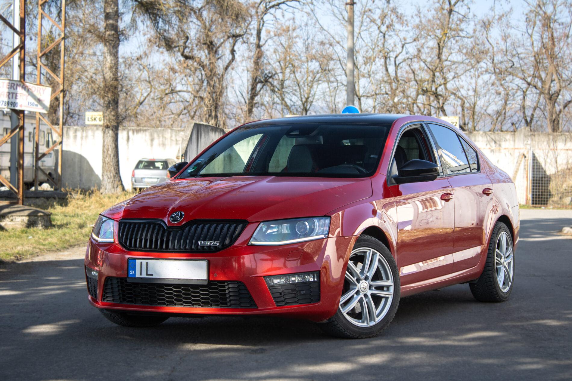 2016 Skoda Octavia RS, červená, 267 928 km