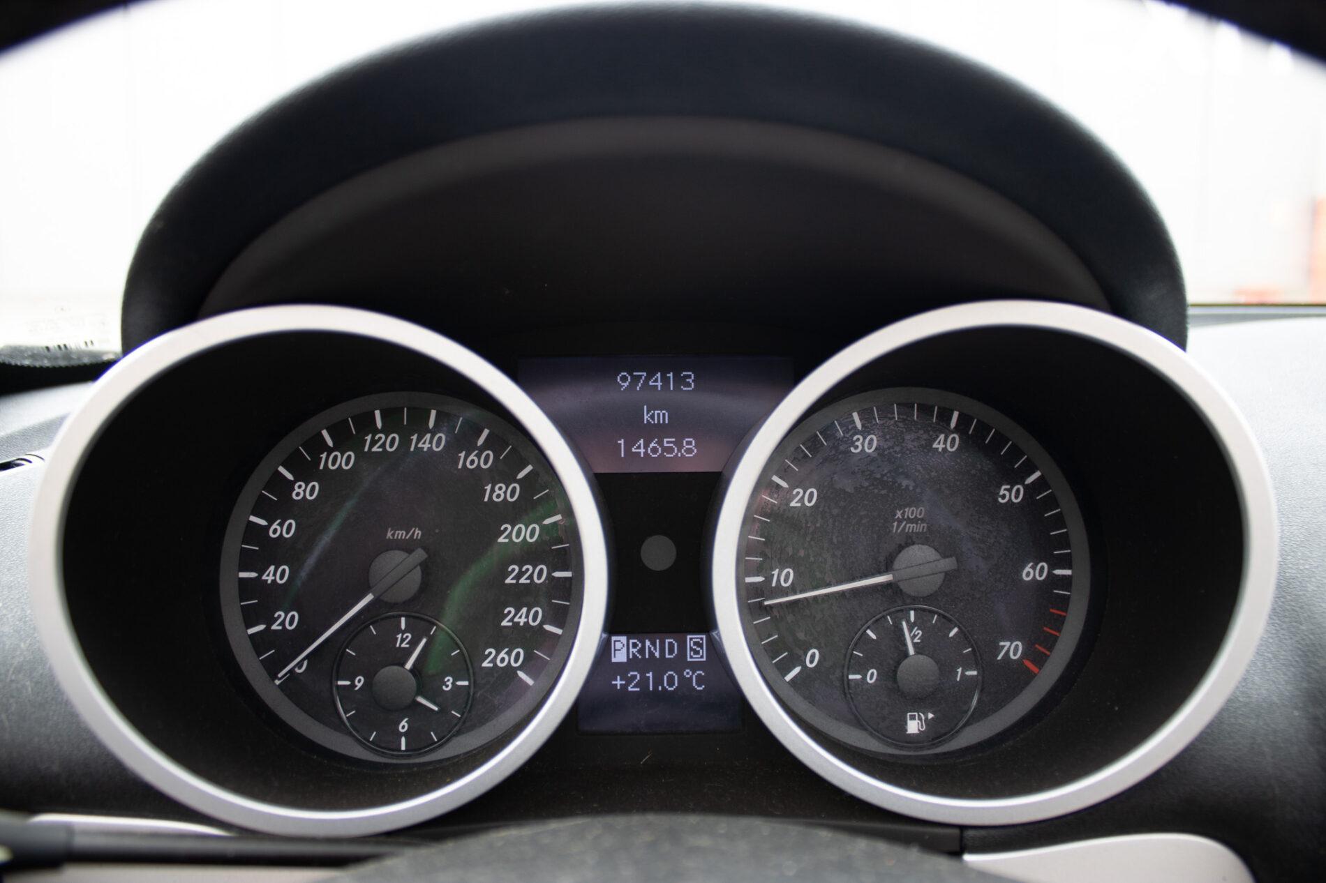 2006 Mercedes-Benz SLK 200 Komp., čierna kabriolet, 97 413 km