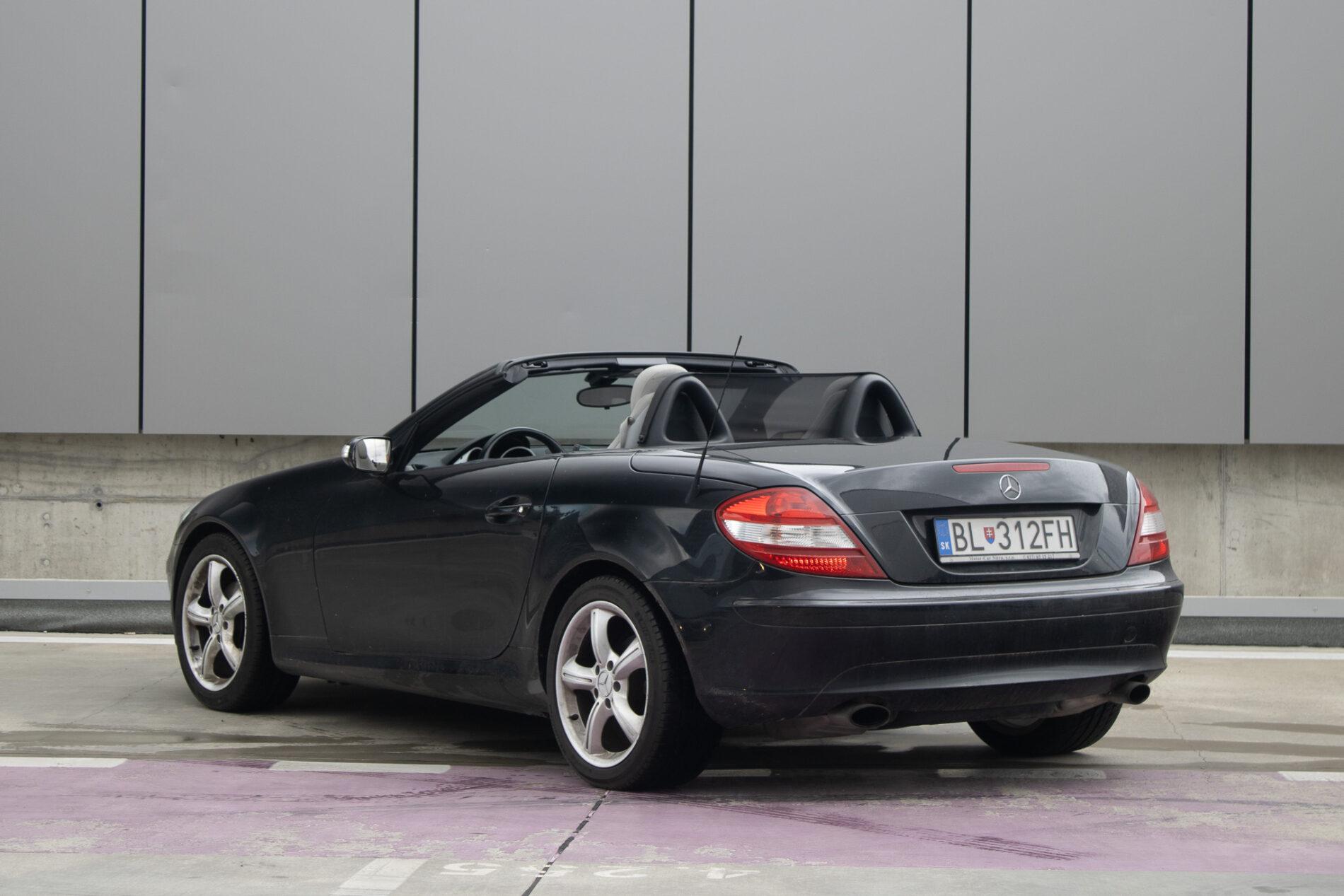 2006 Mercedes-Benz SLK 200 Komp., čierna kabriolet, 97 413 km