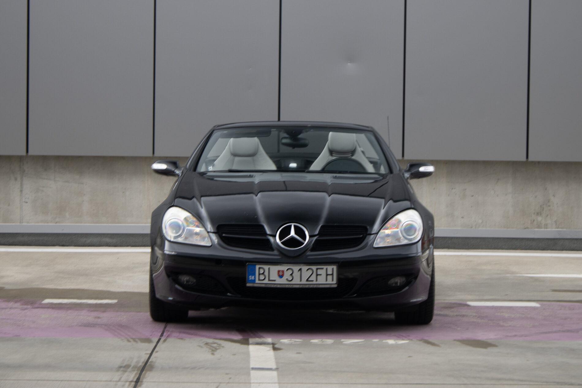 2006 Mercedes-Benz SLK 200 Komp., čierna kabriolet, 97 413 km