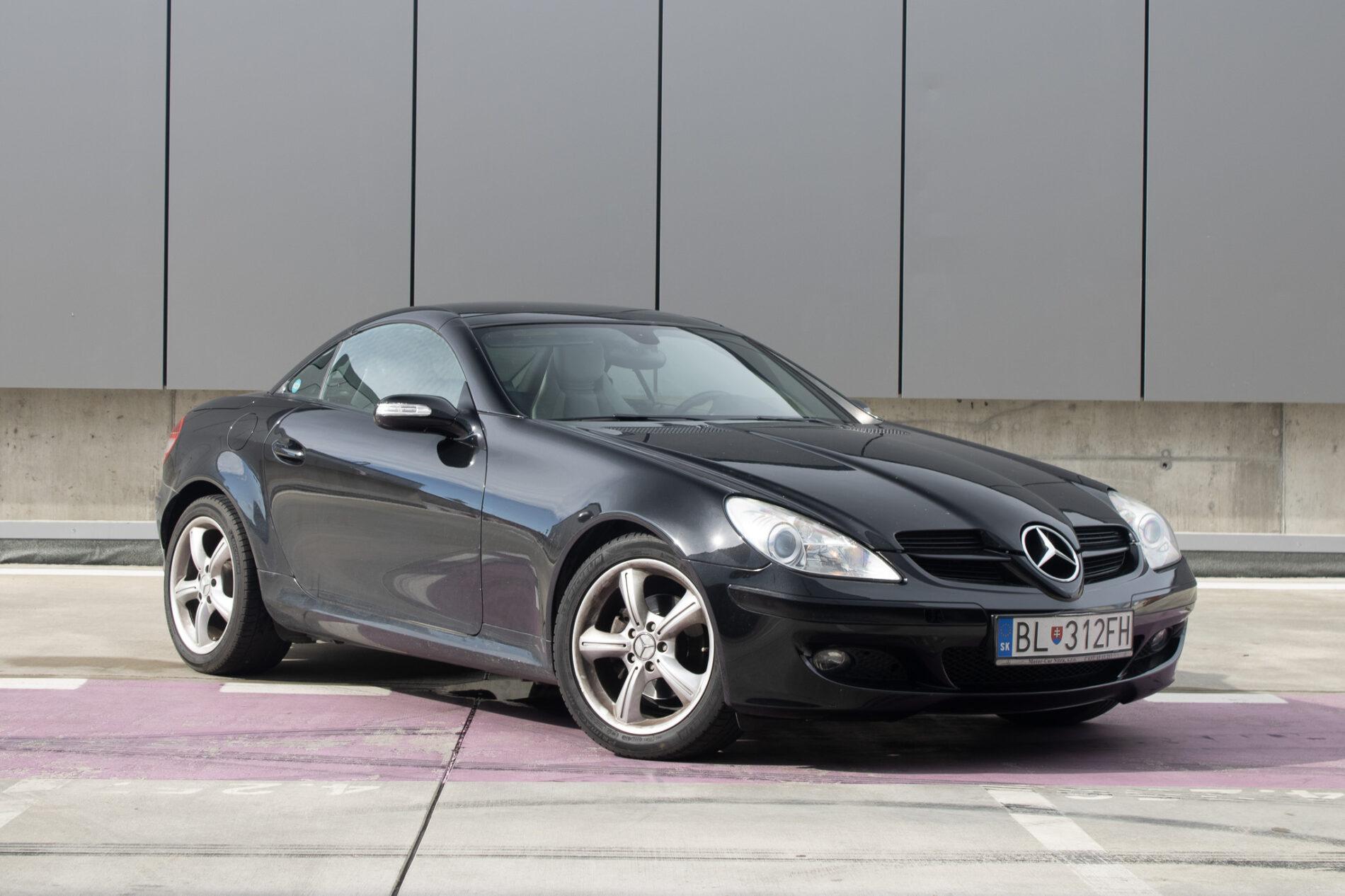 2006 Mercedes-Benz SLK 200 Komp., čierna kabriolet, 97 413 km