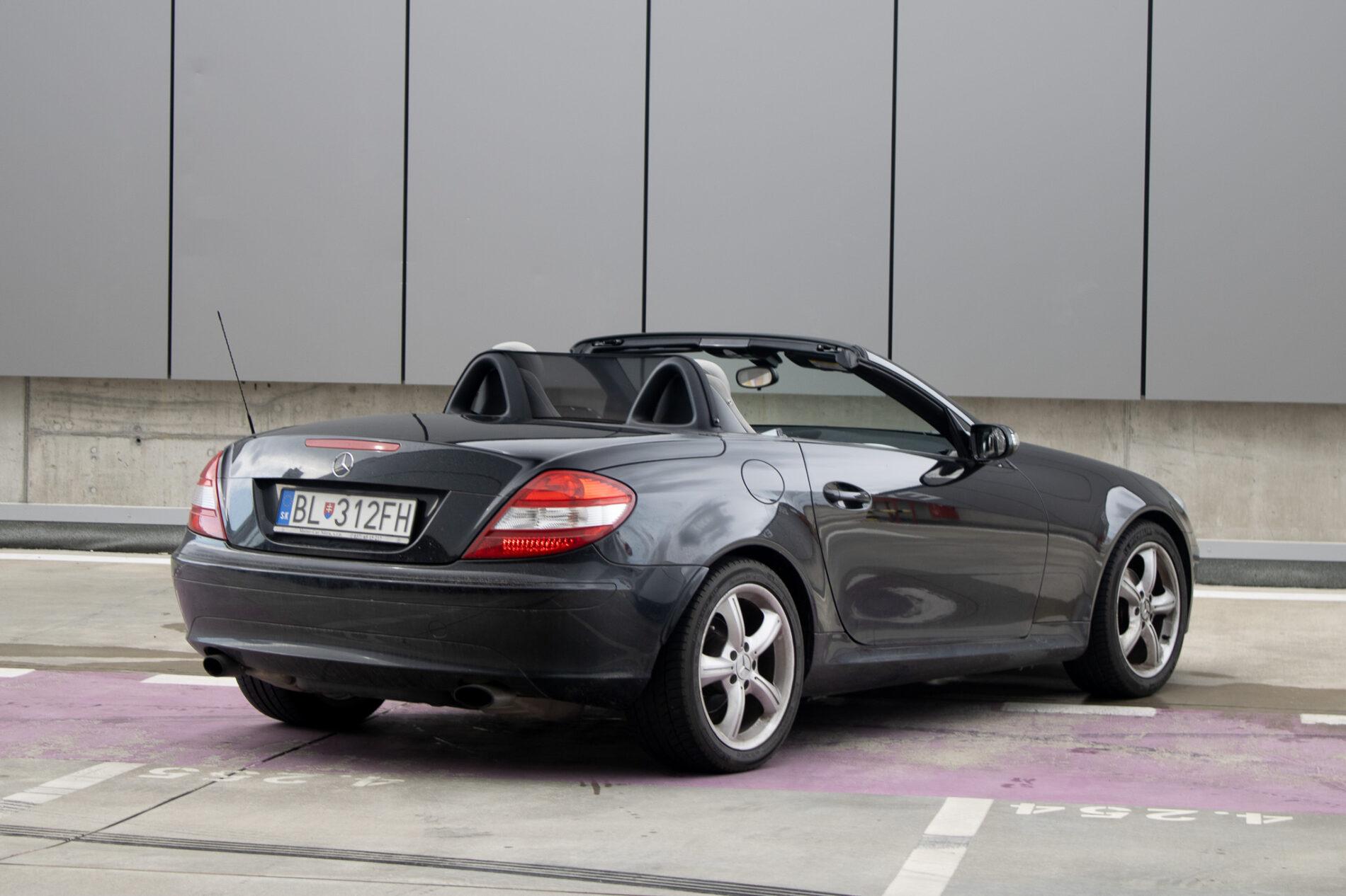2006 Mercedes-Benz SLK 200 Komp., čierna kabriolet, 97 413 km
