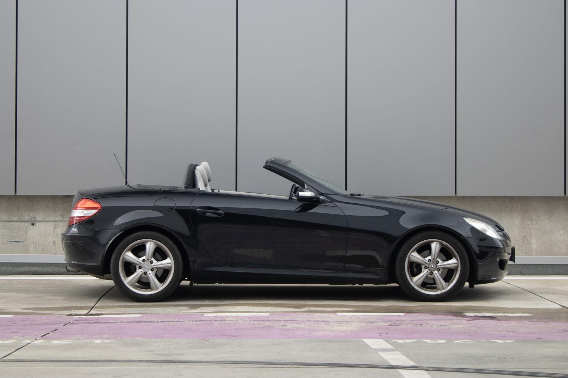 2006 Mercedes-Benz SLK 200 Komp., čierna kabriolet, 97 413 km