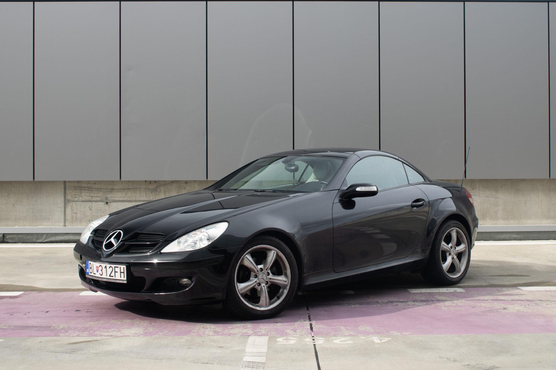 2006 Mercedes-Benz SLK 200 Komp., čierna kabriolet, 97 413 km