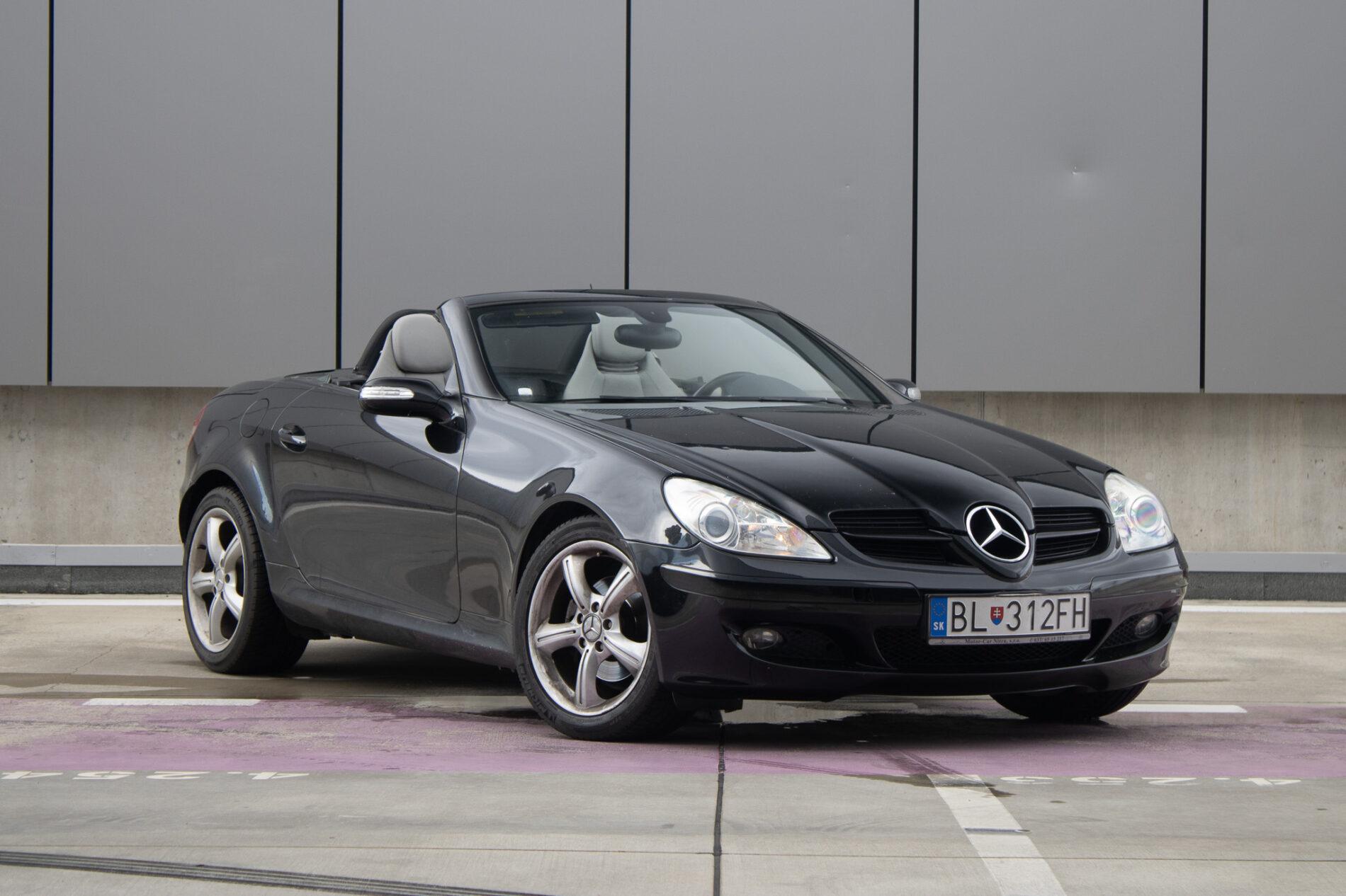 2006 Mercedes-Benz SLK 200 Komp., čierna kabriolet, 97 413 km