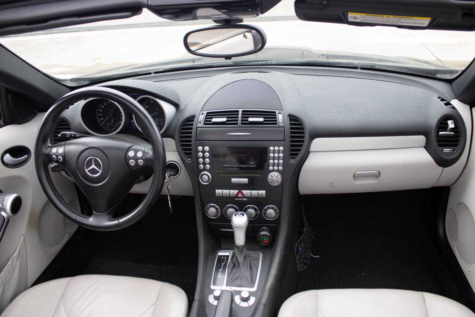 2006 Mercedes-Benz SLK 200 Komp., čierna kabriolet, 97 413 km