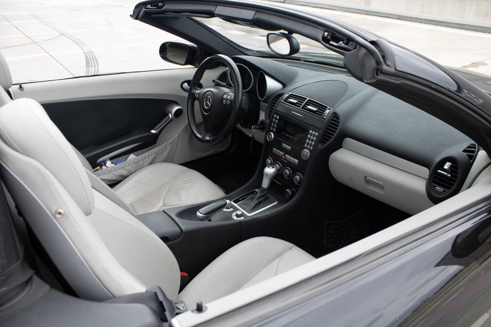 2006 Mercedes-Benz SLK 200 Komp., čierna kabriolet, 97 413 km