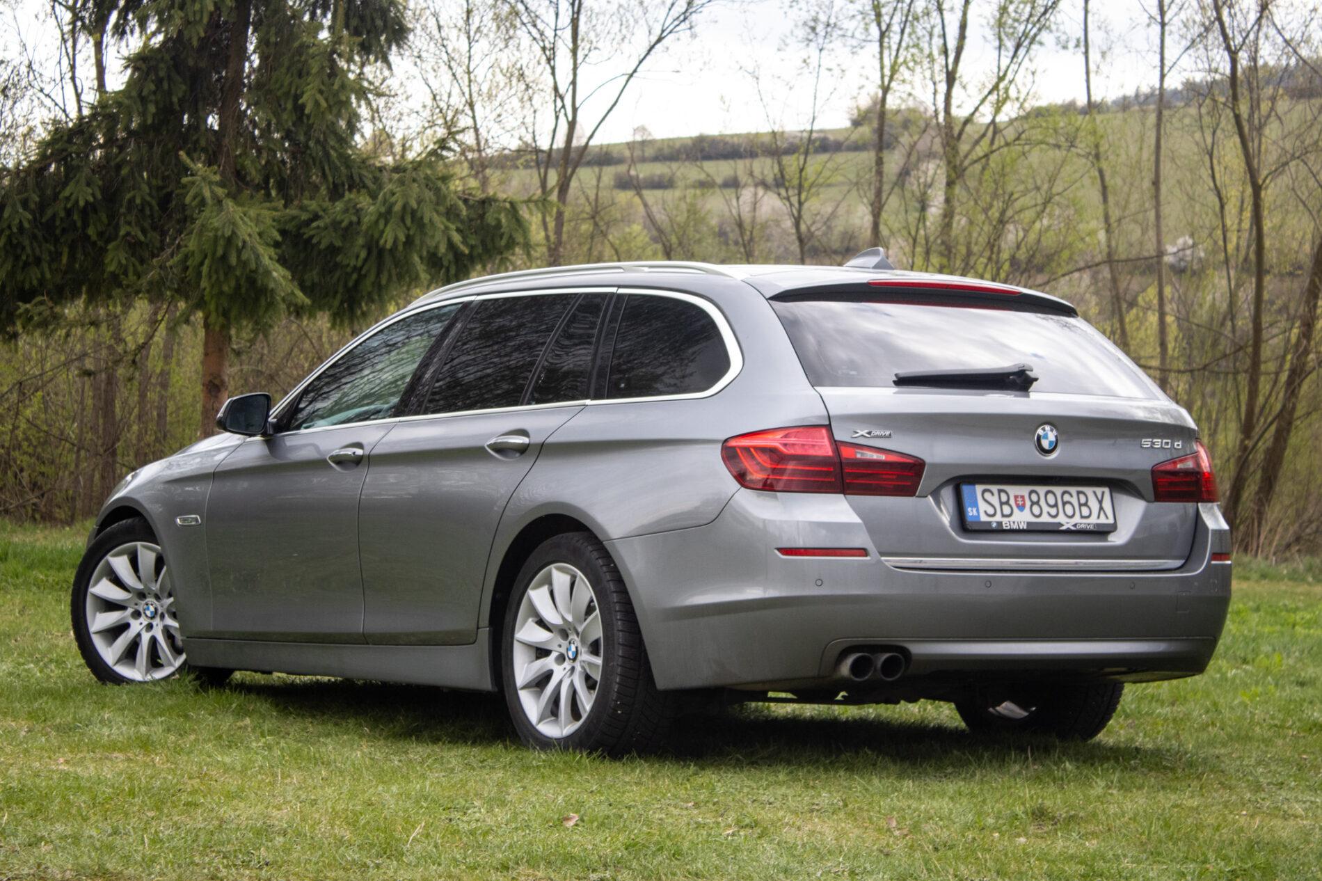 2014 BMW 530d, sivá kombi, 346 510 km