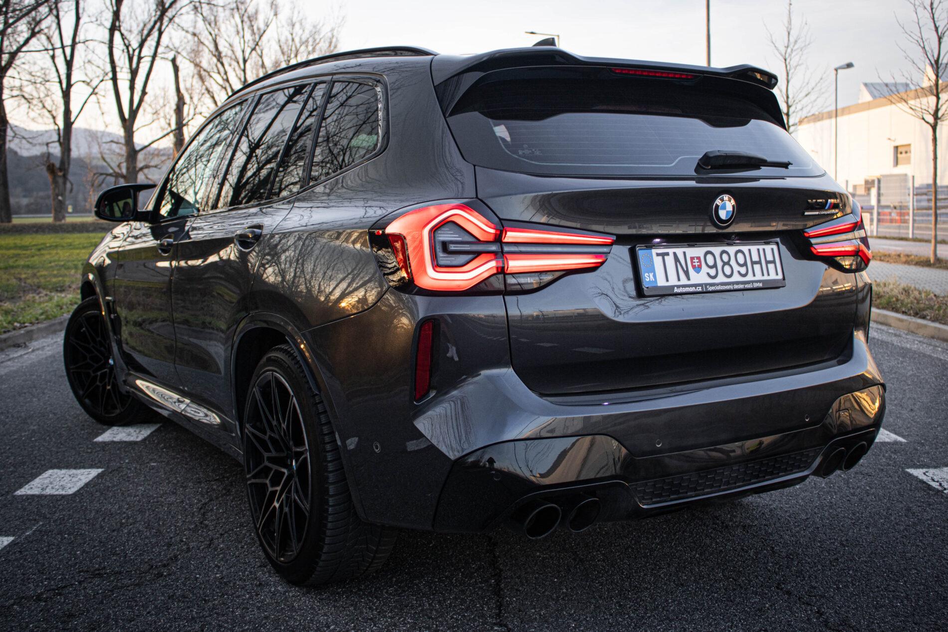 2022 BMW X3 M, sivá suv, 64 066 km
