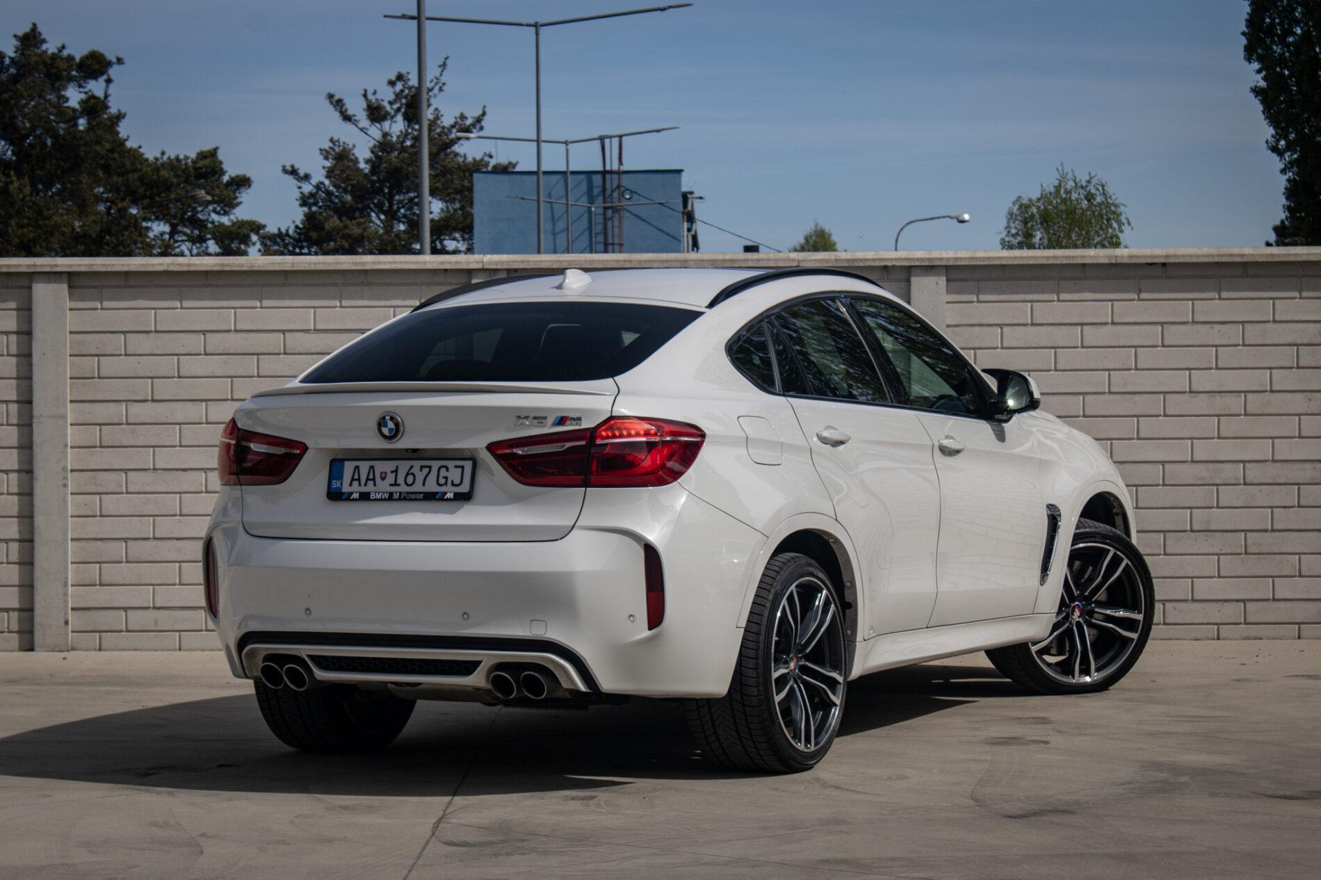 2016 BMW X6 M, biela suv, 227 553 km