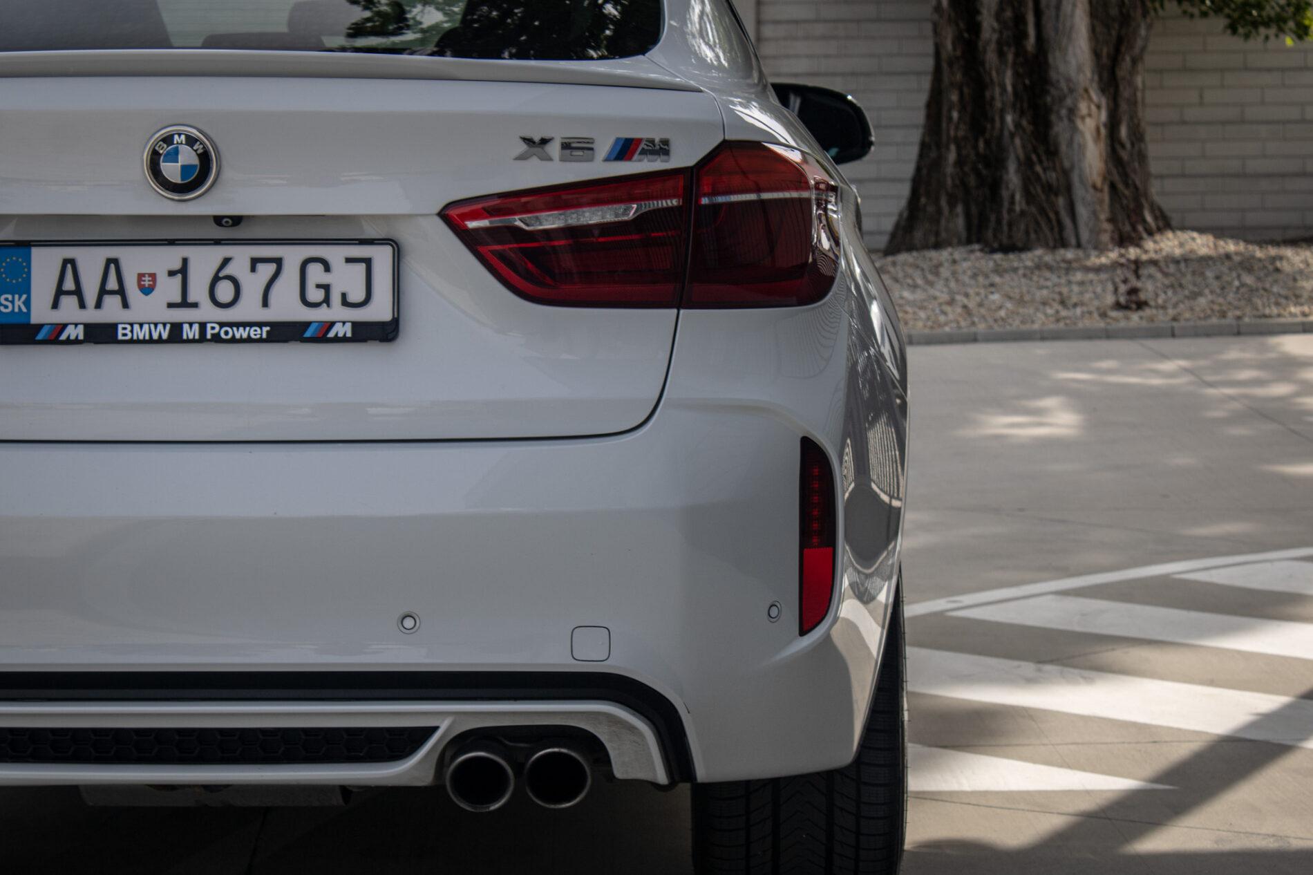 2016 BMW X6 M, biela suv, 227 553 km