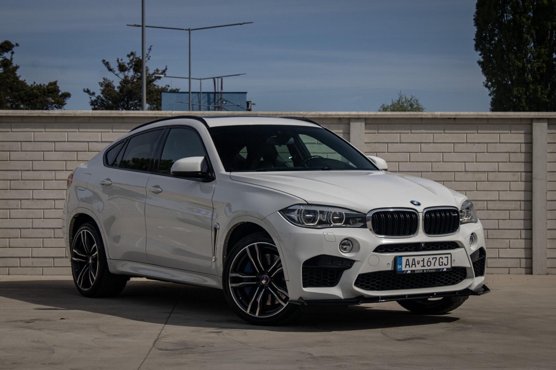 2016 BMW X6 M, biela suv, 227 553 km