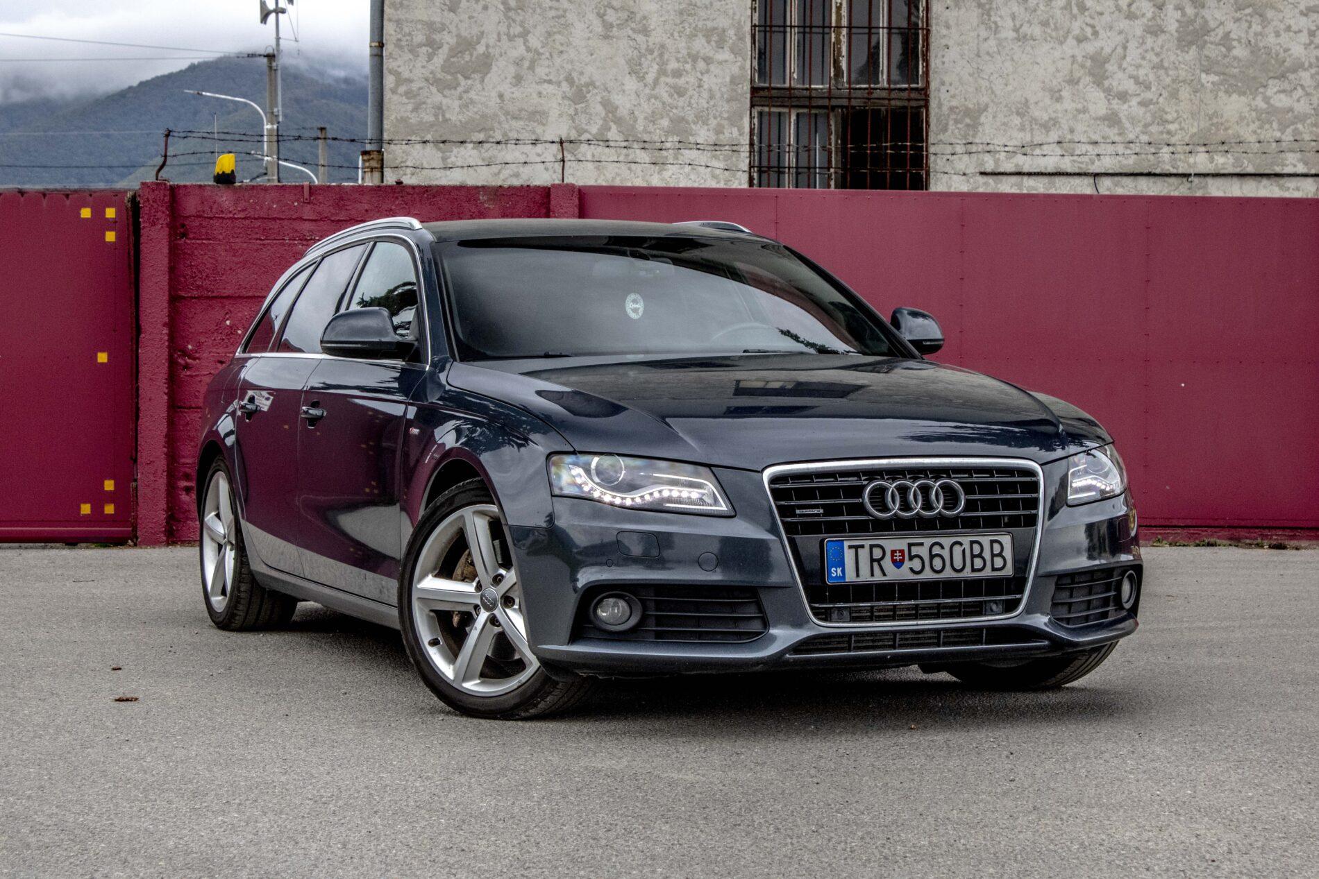 2009 AUDI A4, sivá kombi, 385 605 km