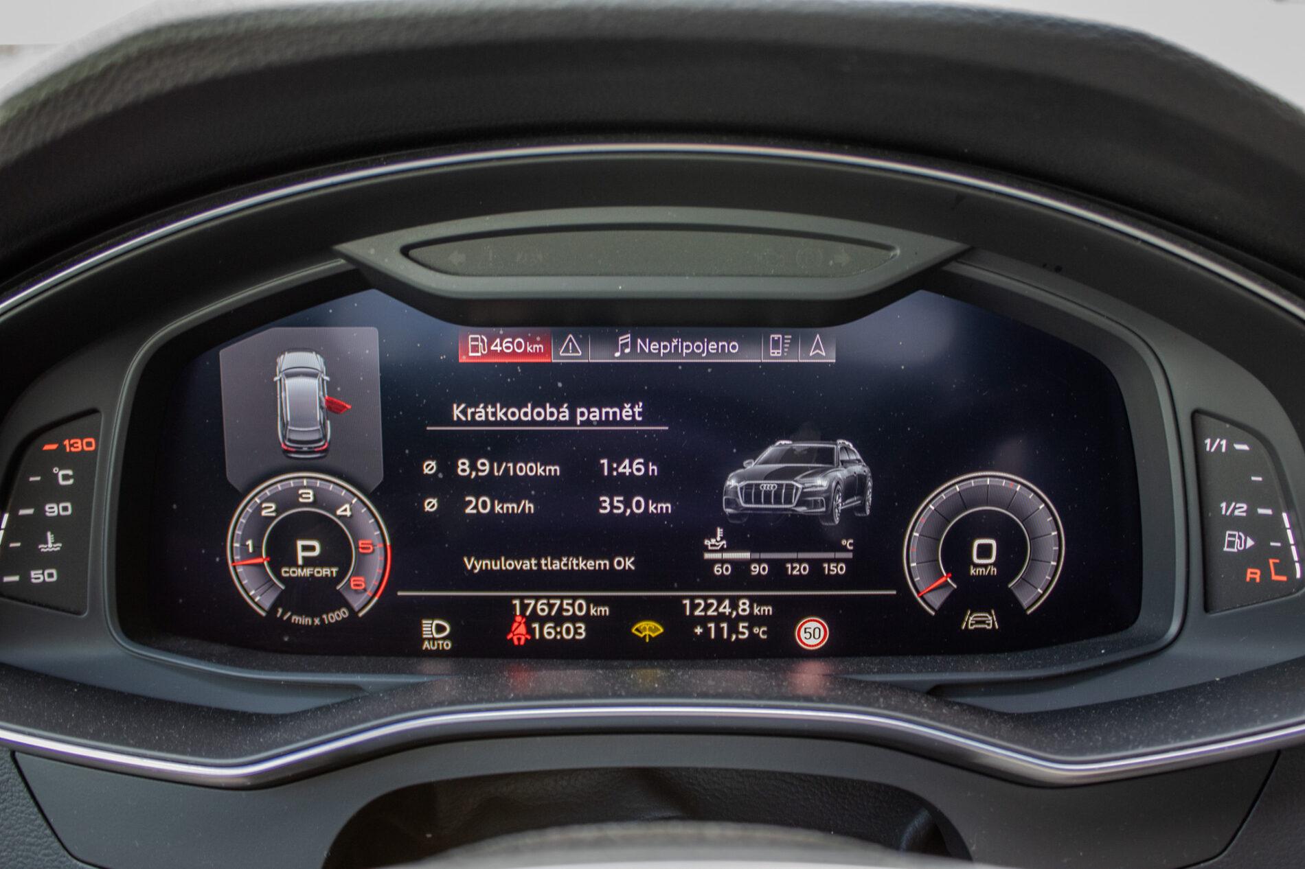 2020 AUDI A6, čierna kombi, 176 750 km