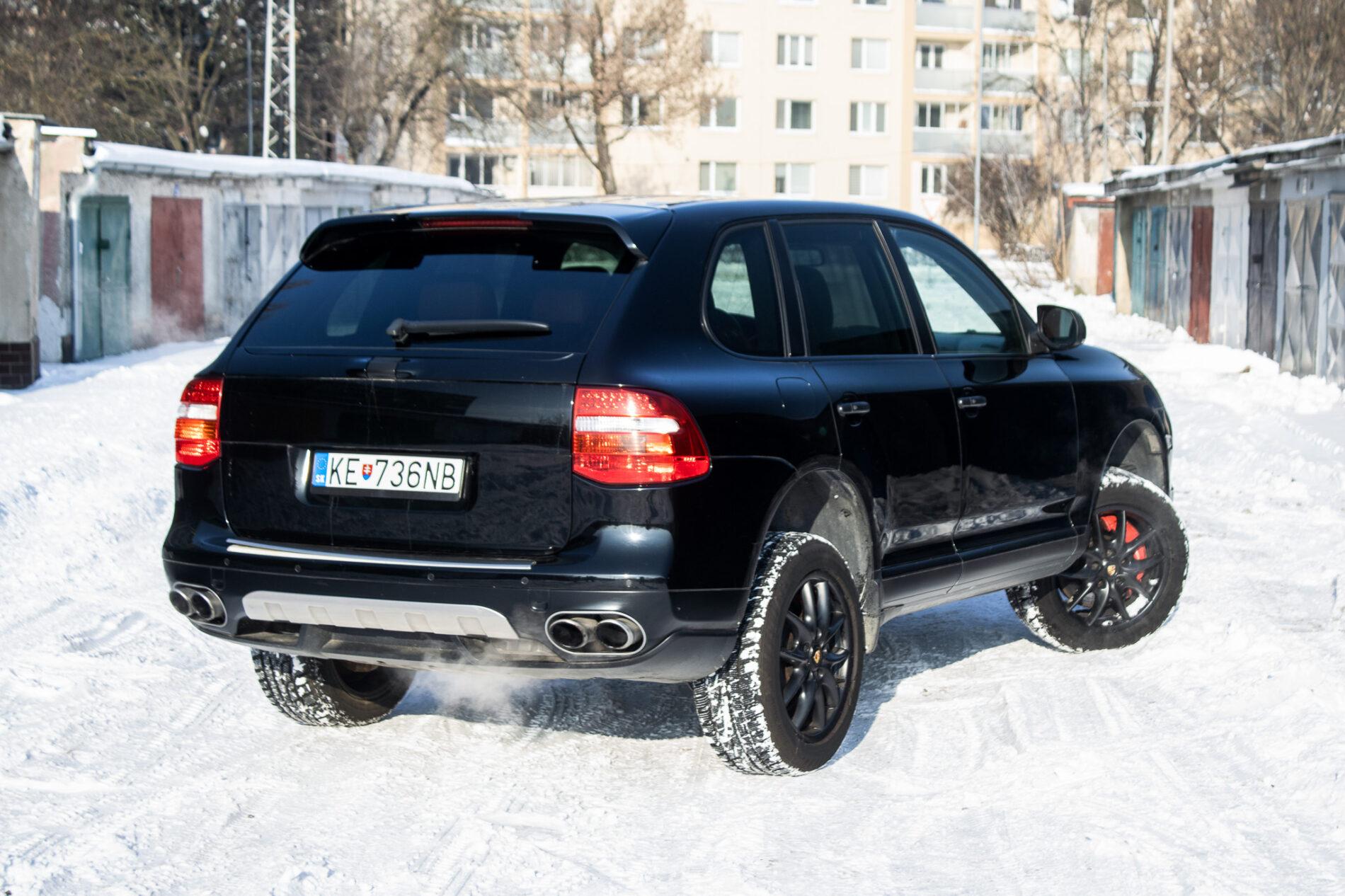 2009 Porsche Cayenne Turbo, čierna suv, 153 062 km