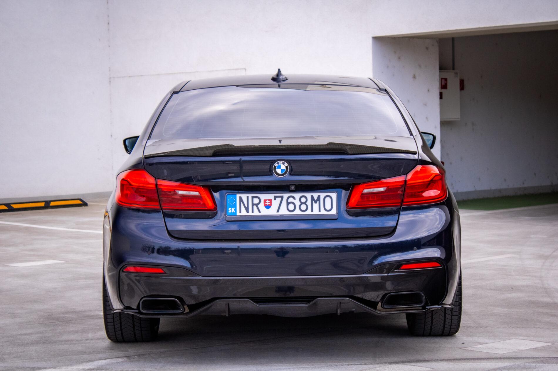 2019 BMW M550d, čierna sedan, 239 000 km