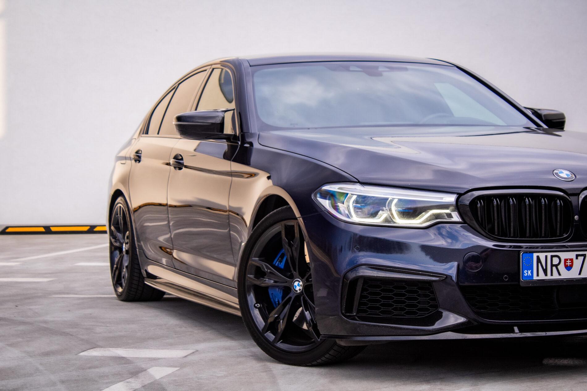 2019 BMW M550d, čierna sedan, 239 000 km