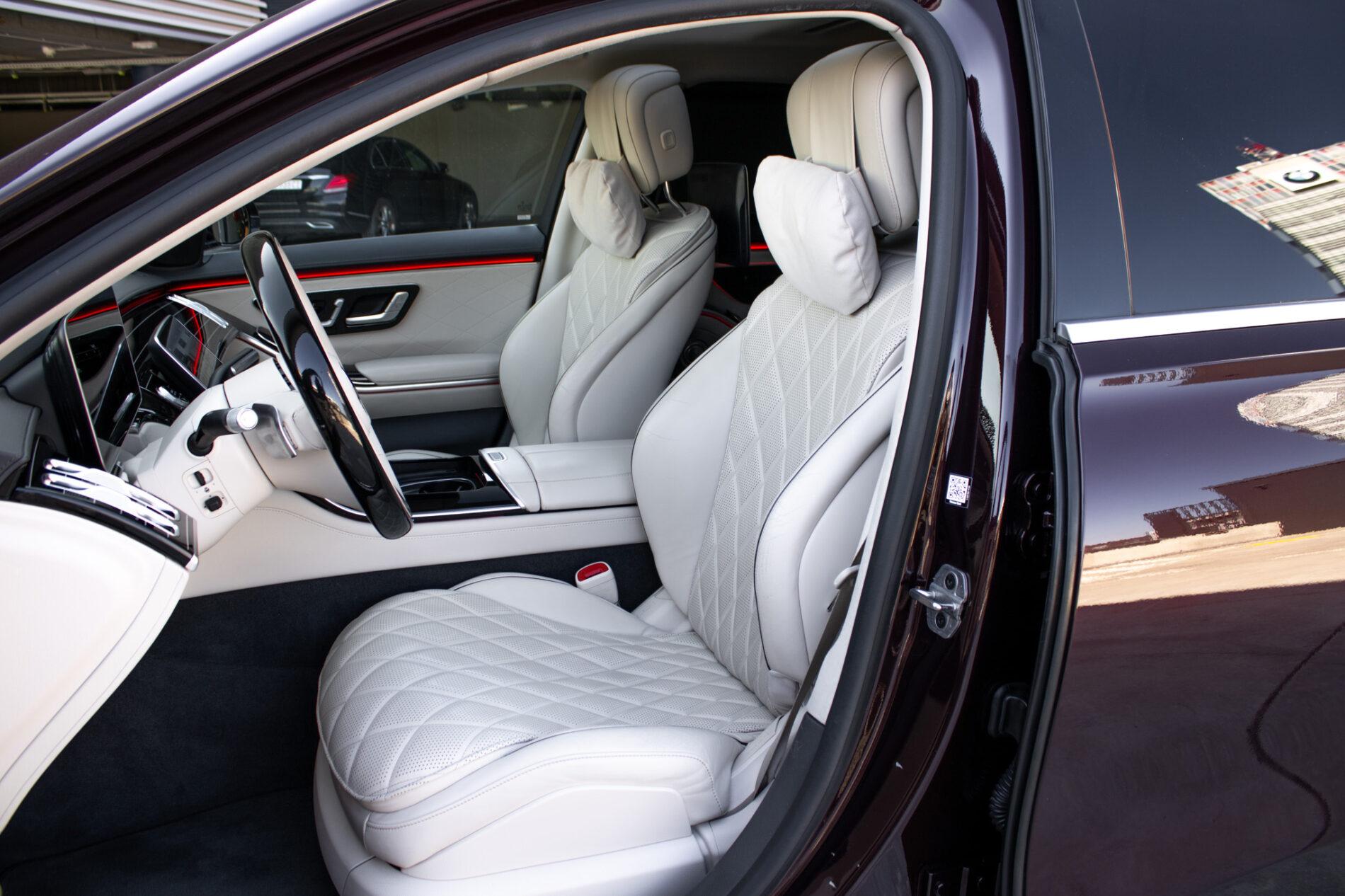 2022 Mercedes-Benz S 400d, červená sedan, 150 861 km
