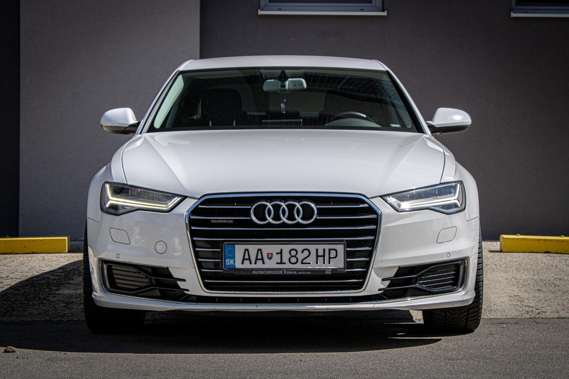 2016 AUDI A6, biela sedan, 244 763 km