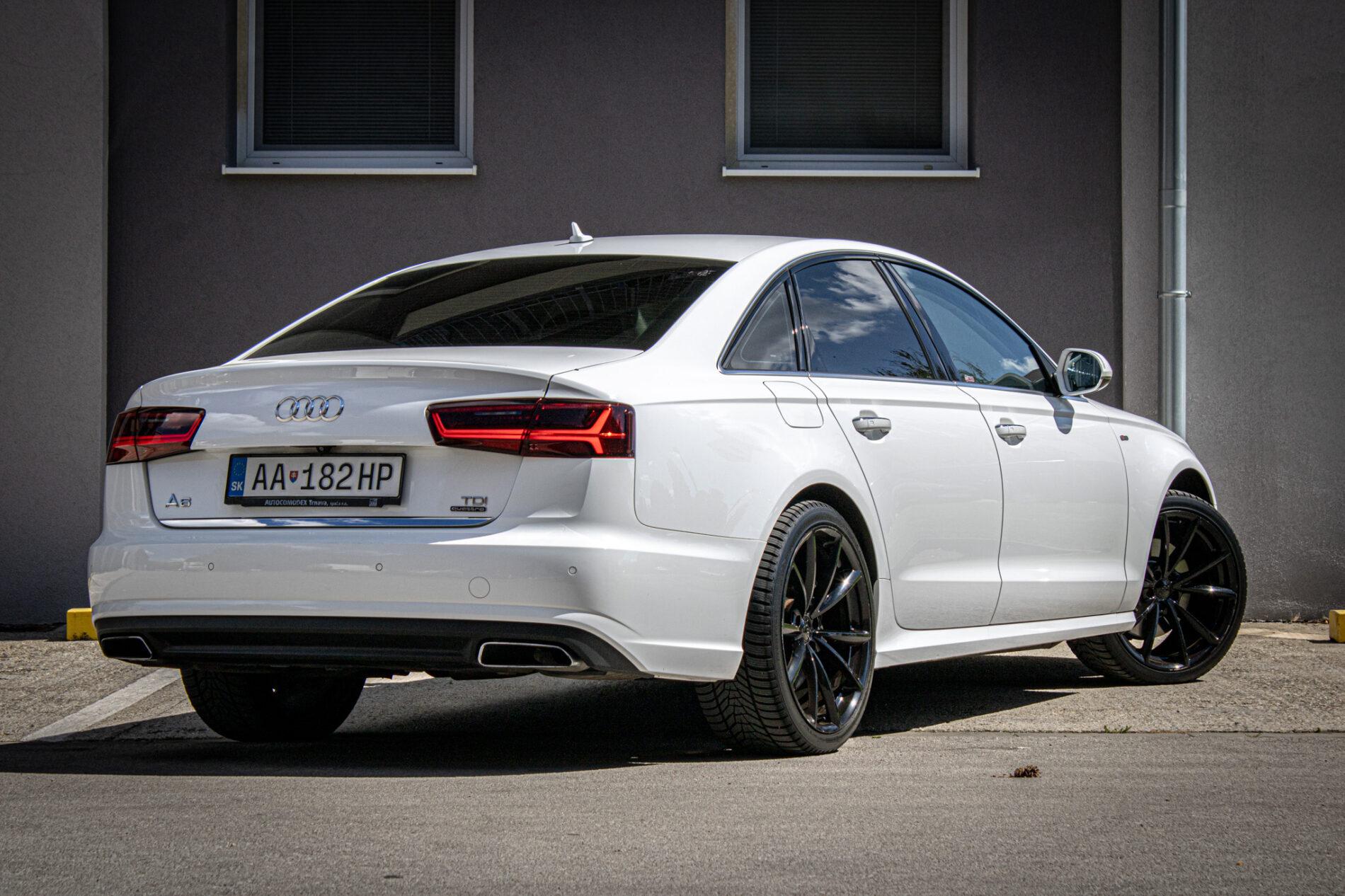 2016 AUDI A6, biela sedan, 244 763 km