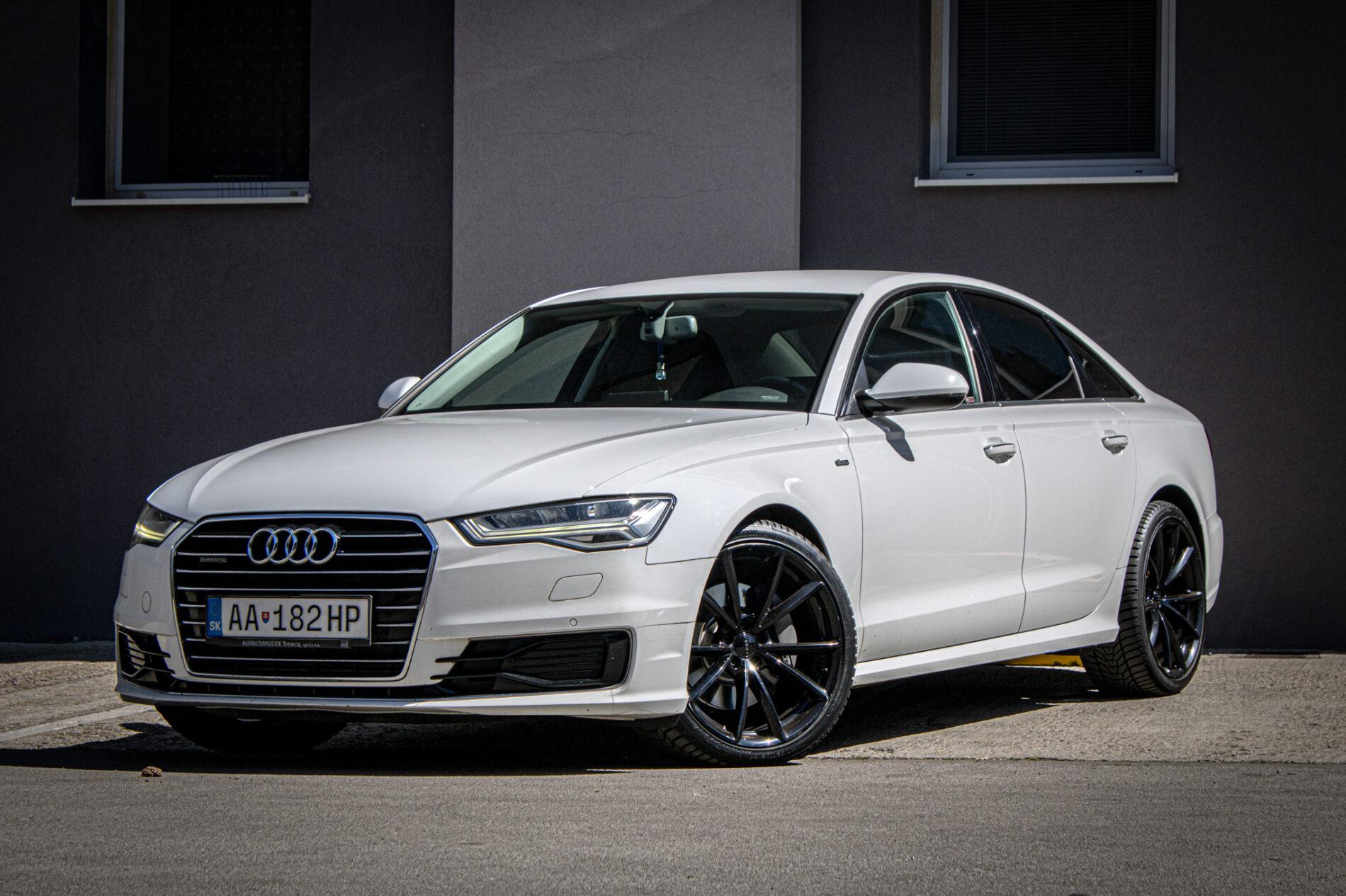 2016 AUDI A6, biela sedan, 244 763 km