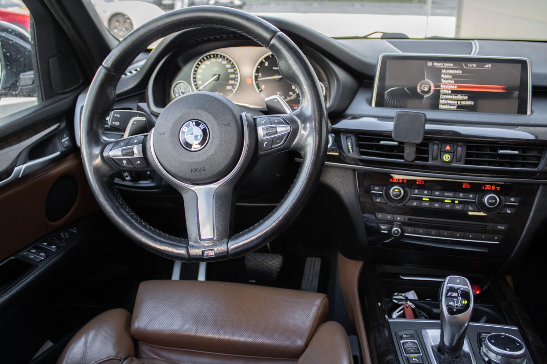 2014 BMW X5 M50d, hnedá suv, 221 000 km