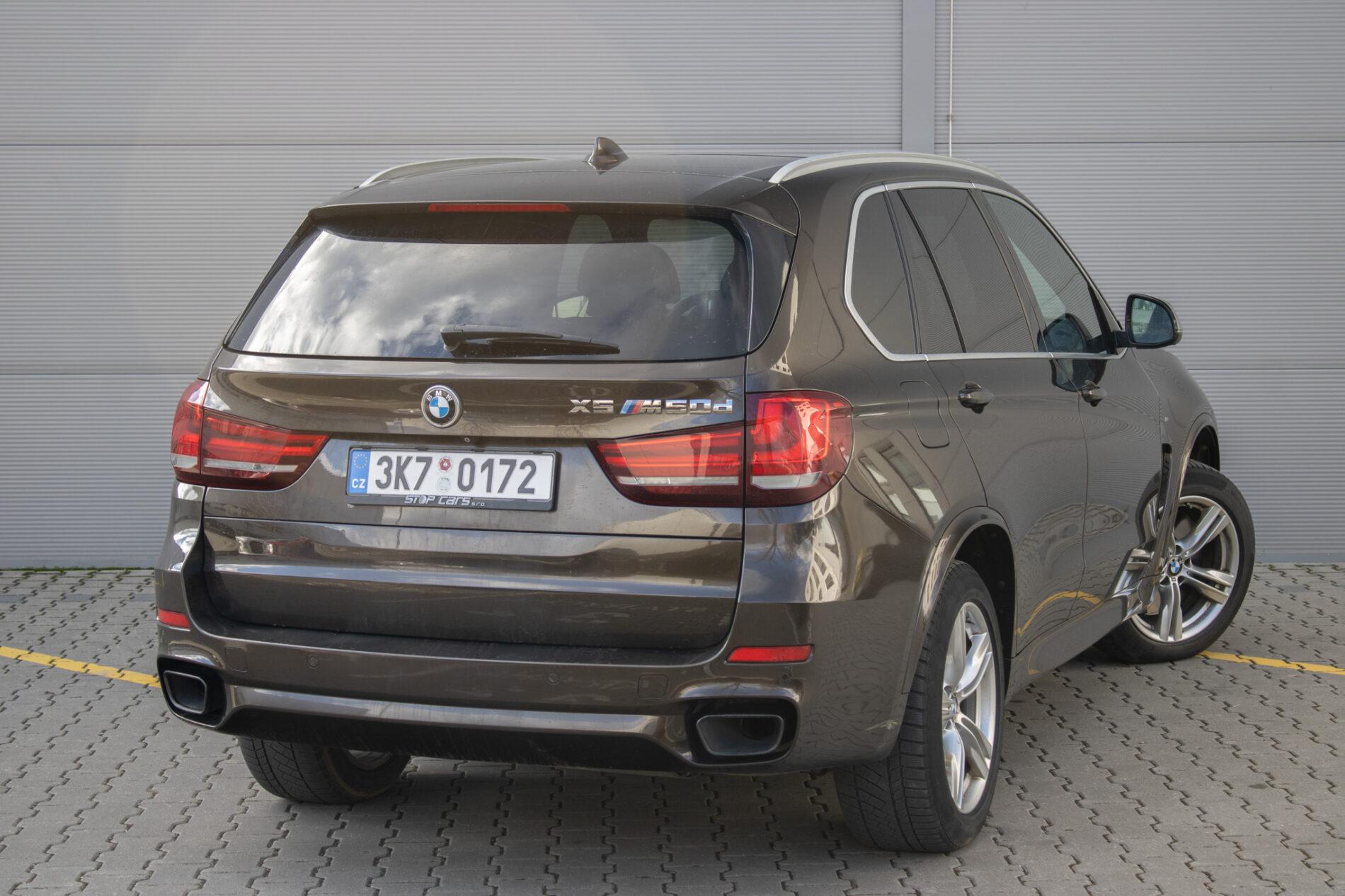 2014 BMW X5 M50d, hnedá suv, 221 000 km