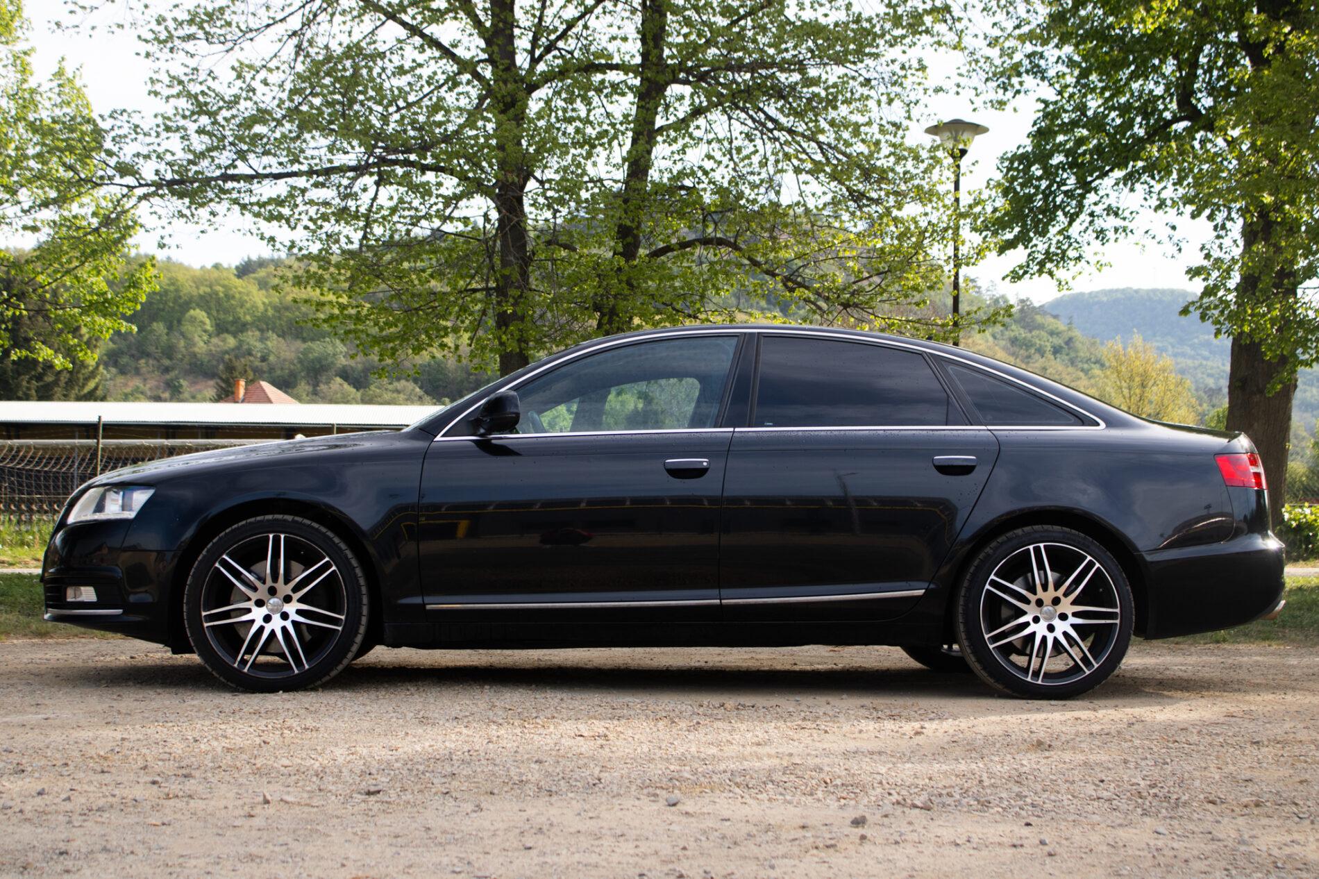 2009 AUDI A6, čierna sedan, 268 281 km