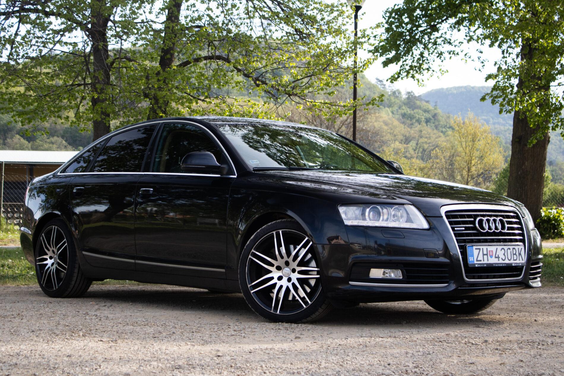 2009 AUDI A6, čierna sedan, 268 281 km
