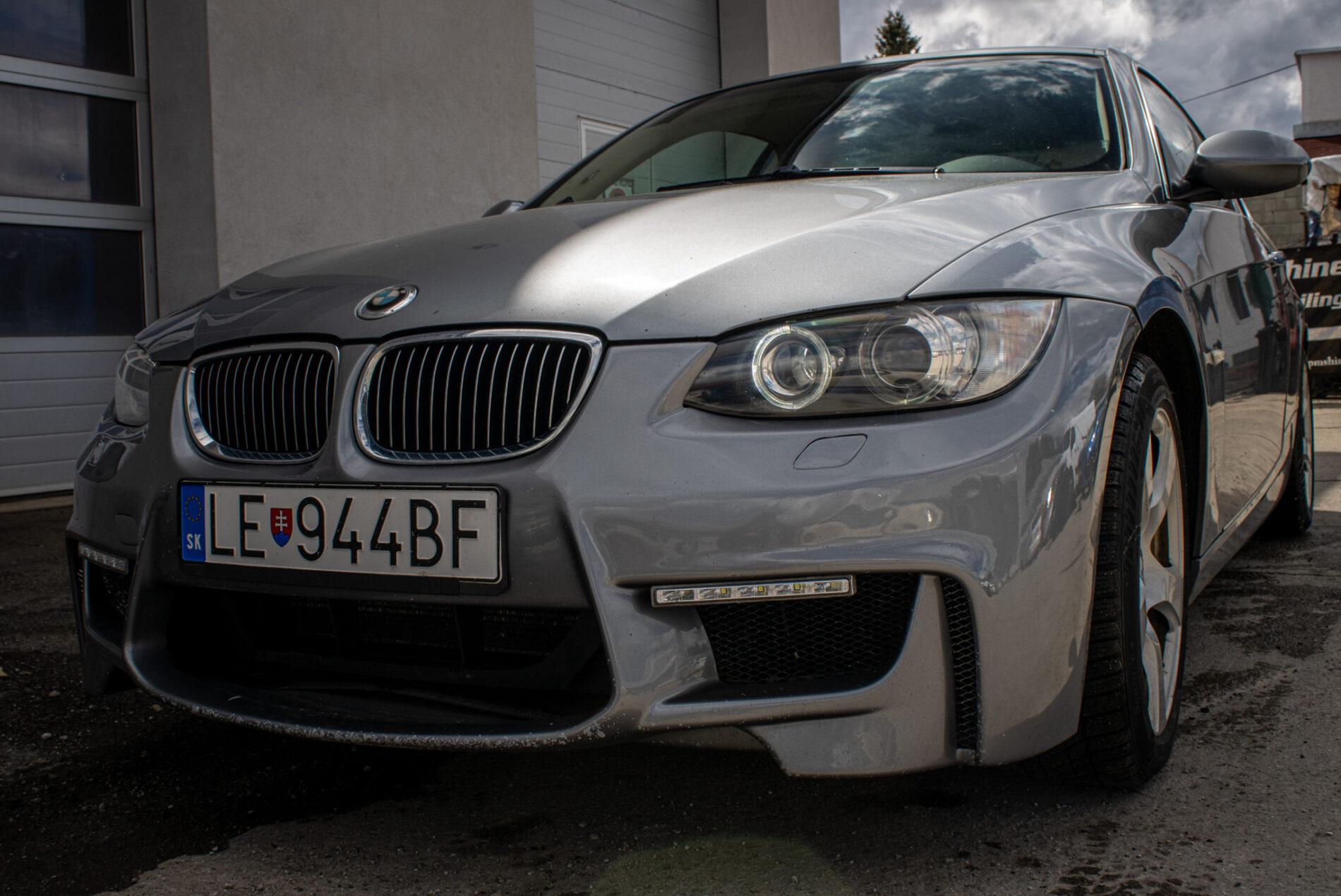 2008 BMW 325i, sivá kupé, 287 630 km