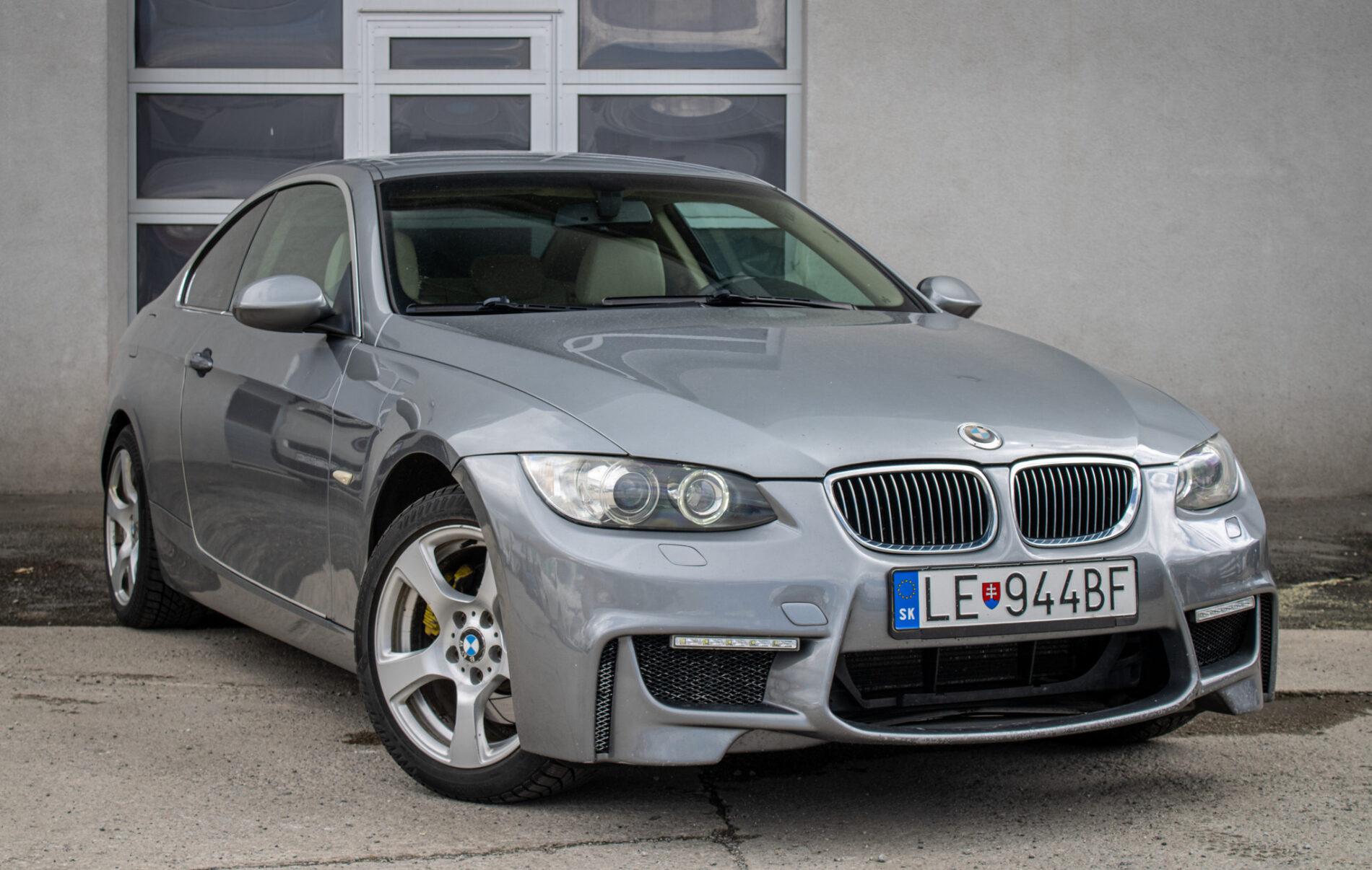 2008 BMW 325i, sivá kupé, 287 630 km