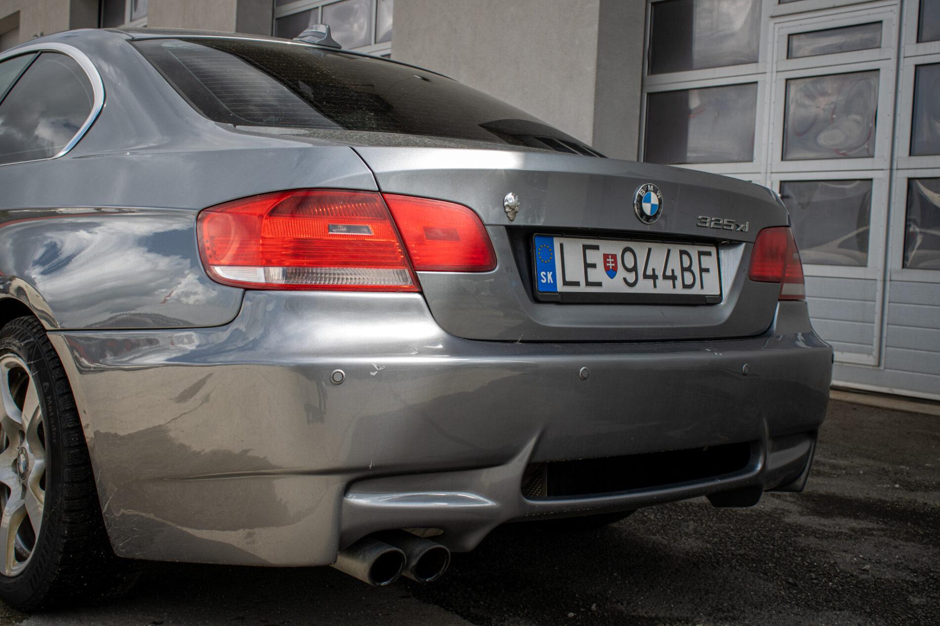 2008 BMW 325i, sivá kupé, 287 630 km