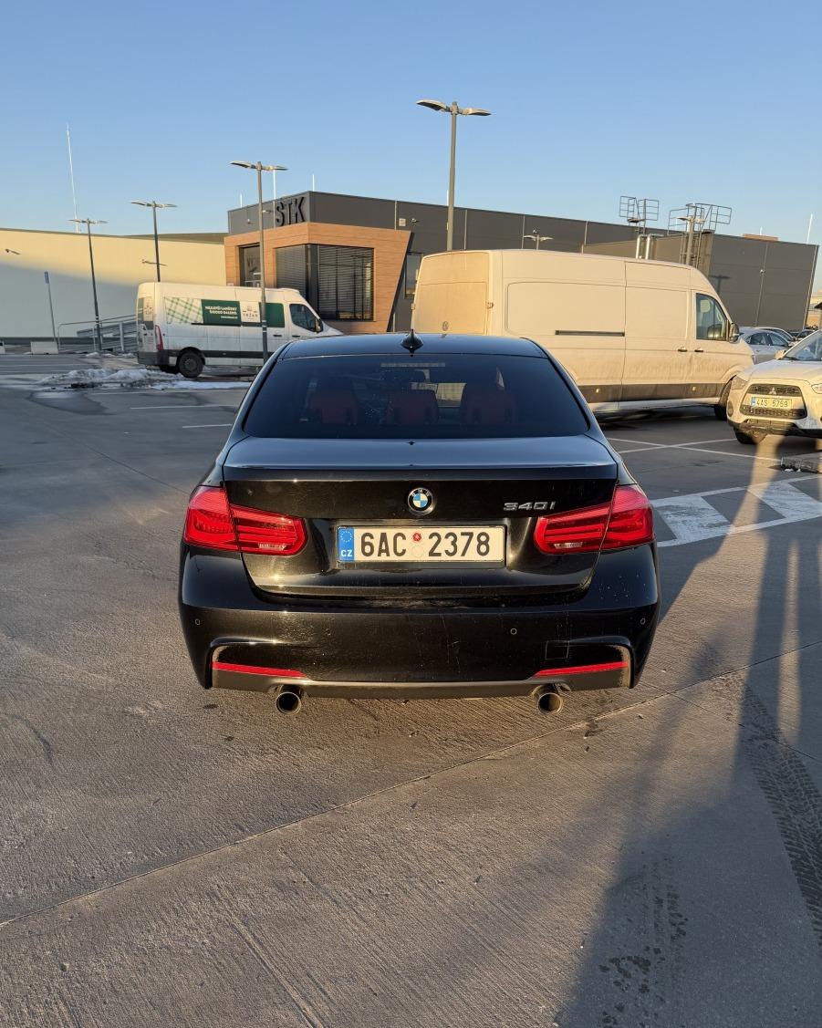 2017 BMW 340i, čierna sedan, 191 000 km