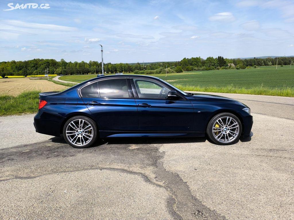 2014 BMW 335i, tmavomodrá sedan, 231 000 km