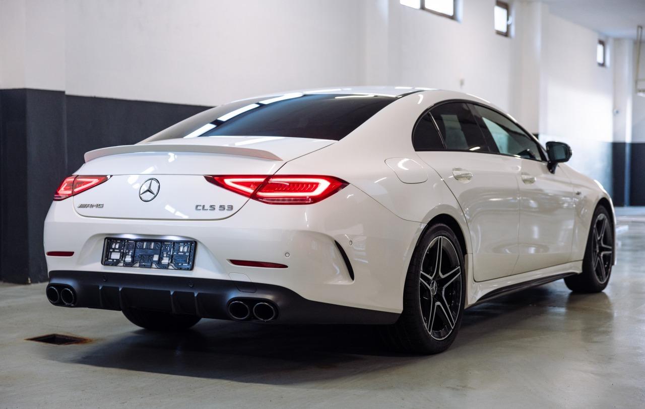 2022 Mercedes-Benz CLS 53 AMG, biela sedan, 118 000 km
