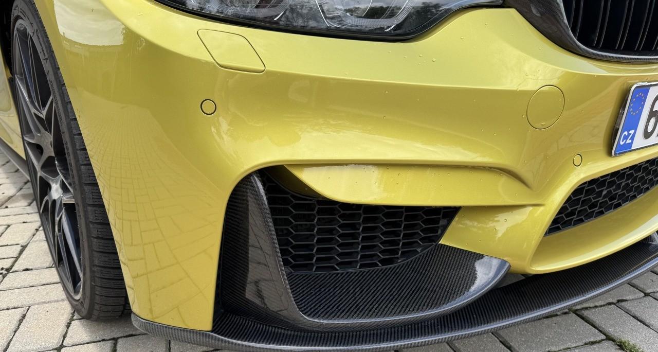 2017 BMW M4, žltá kupé, 141 000 km