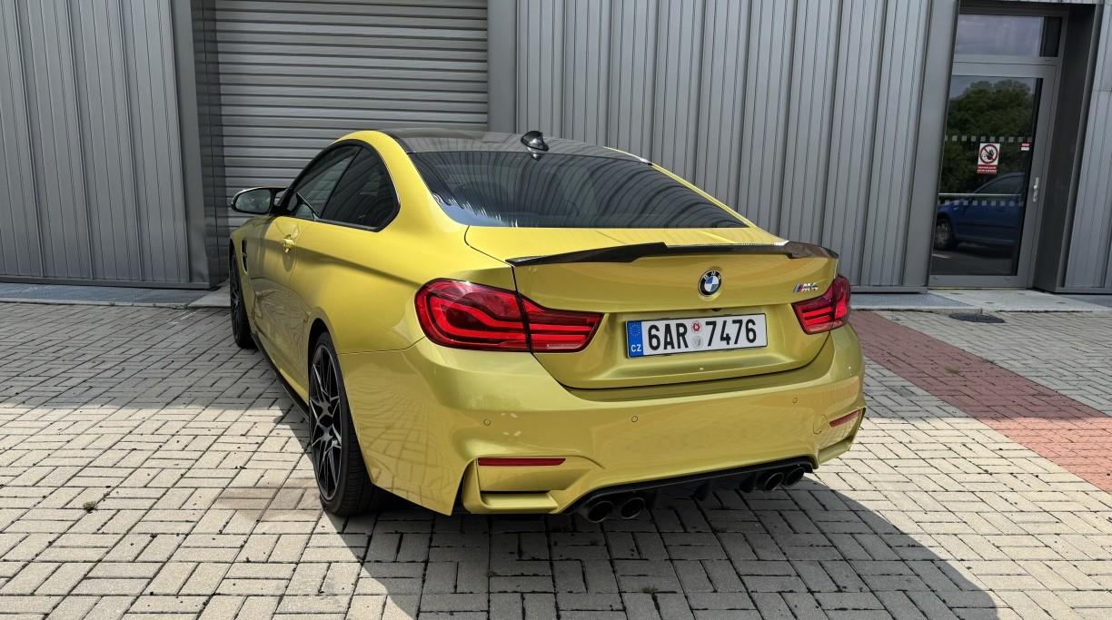 2017 BMW M4, žltá kupé, 141 000 km